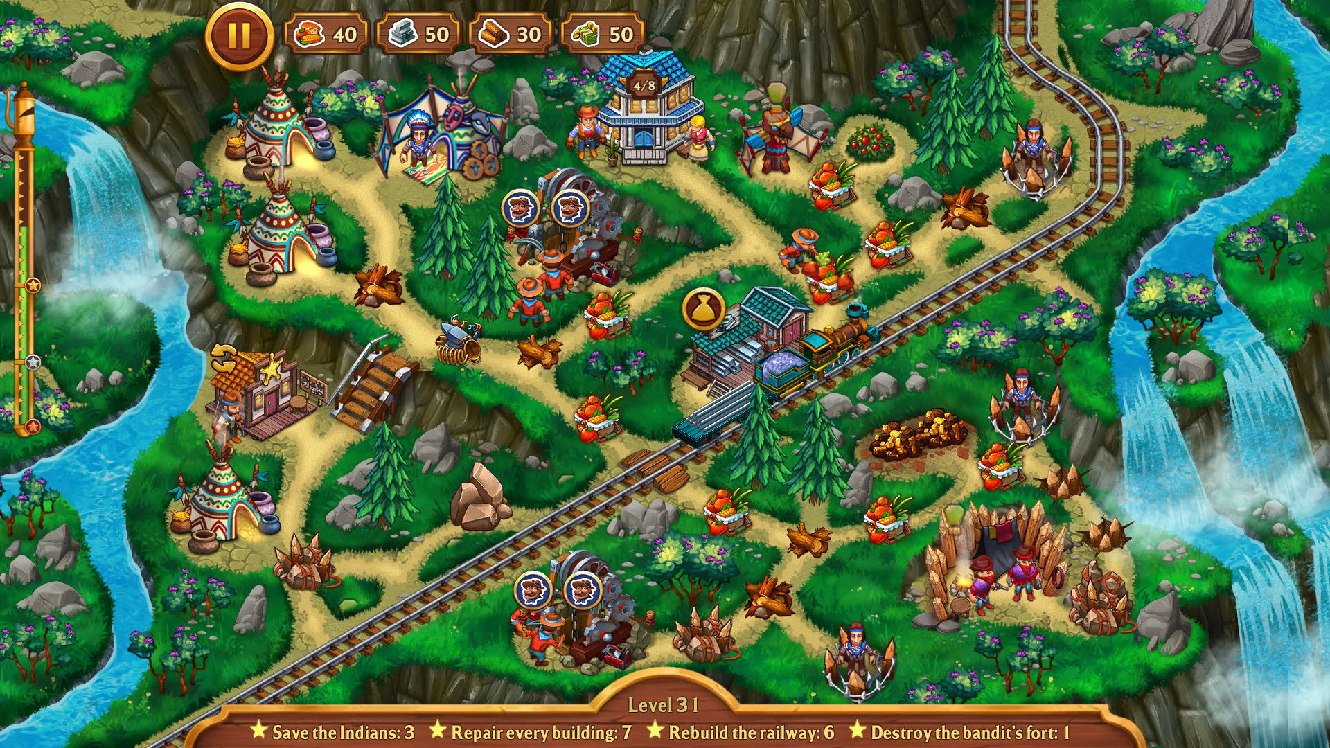 Screenshot for Golden Rails: Small Town Story