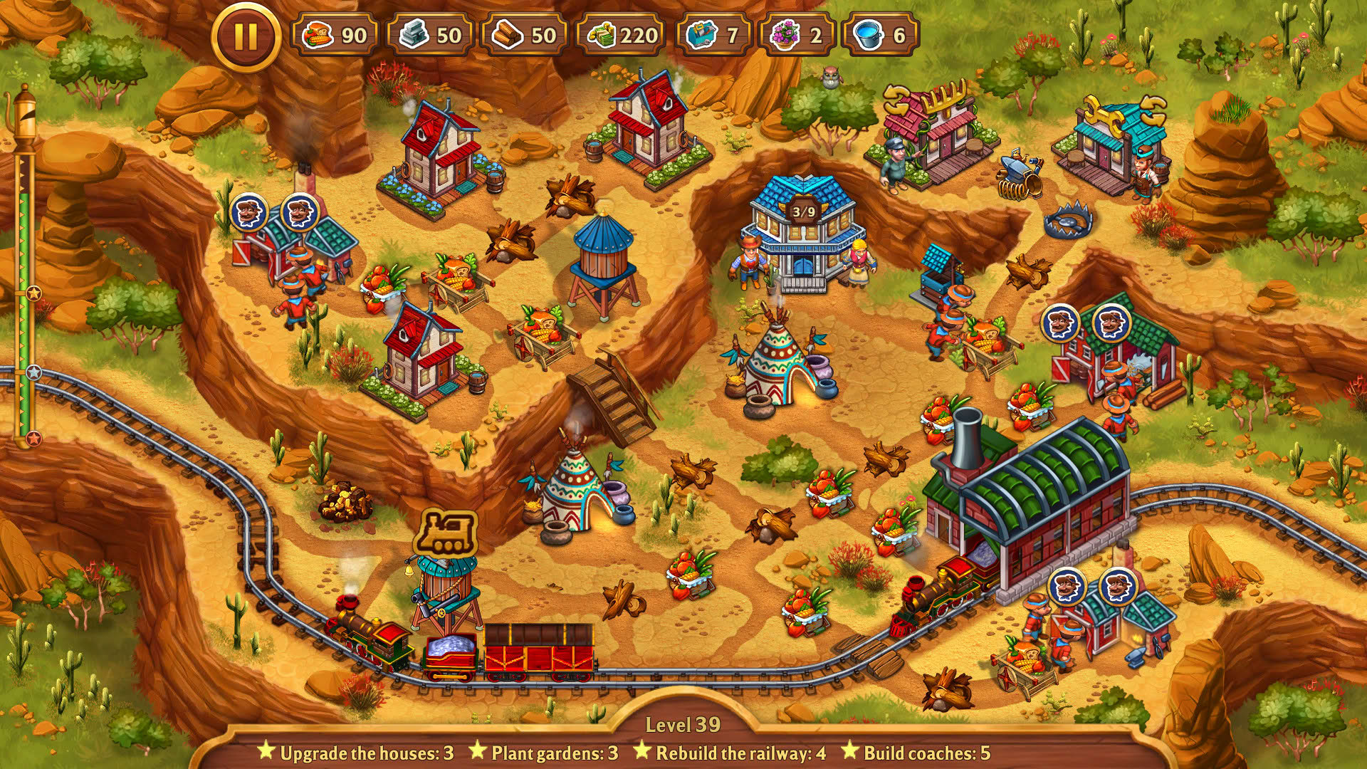 Screenshot for Golden Rails: Small Town Story