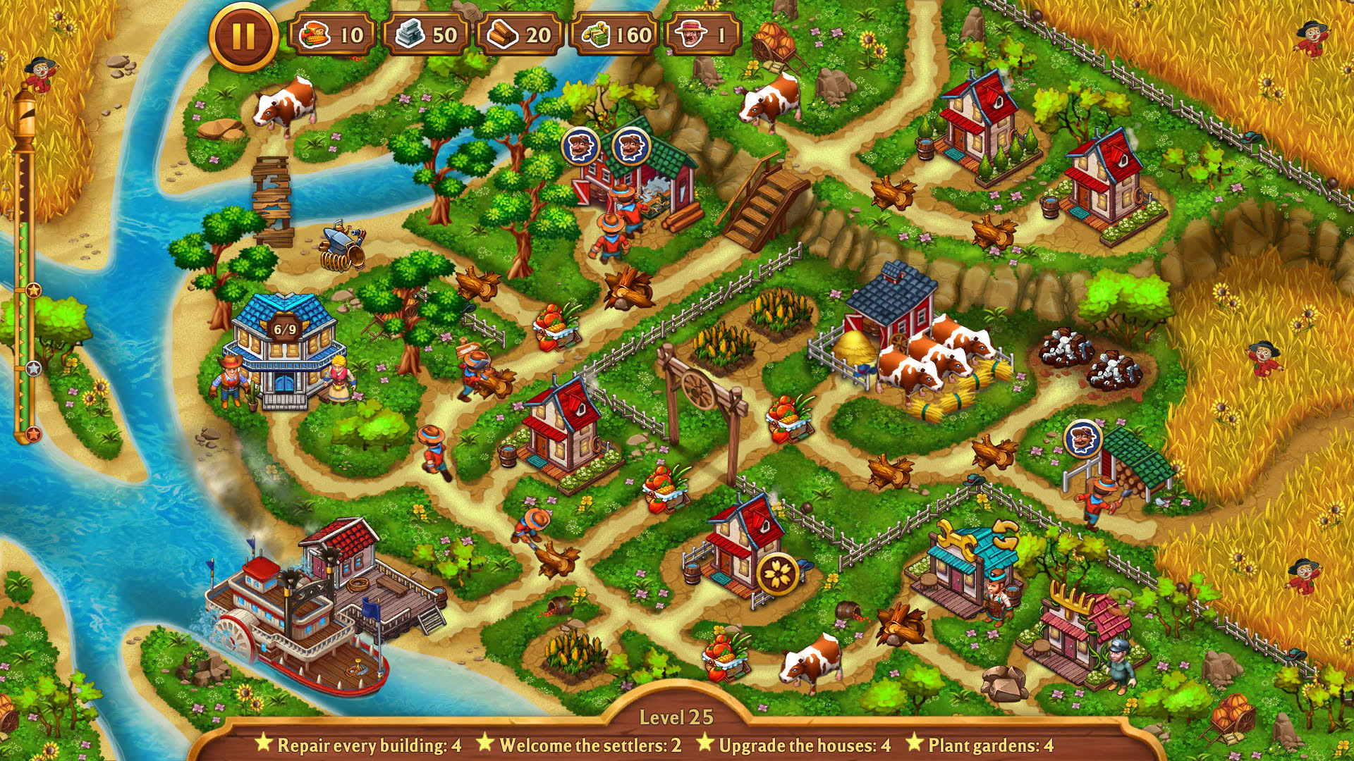 Screenshot for Golden Rails: Small Town Story