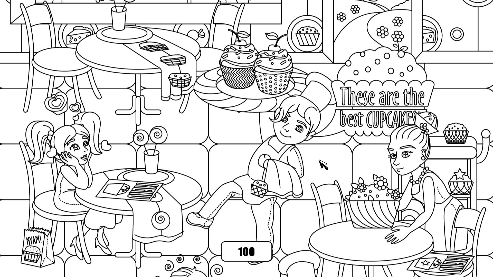 Screenshot for 100 Hidden Cupcakes