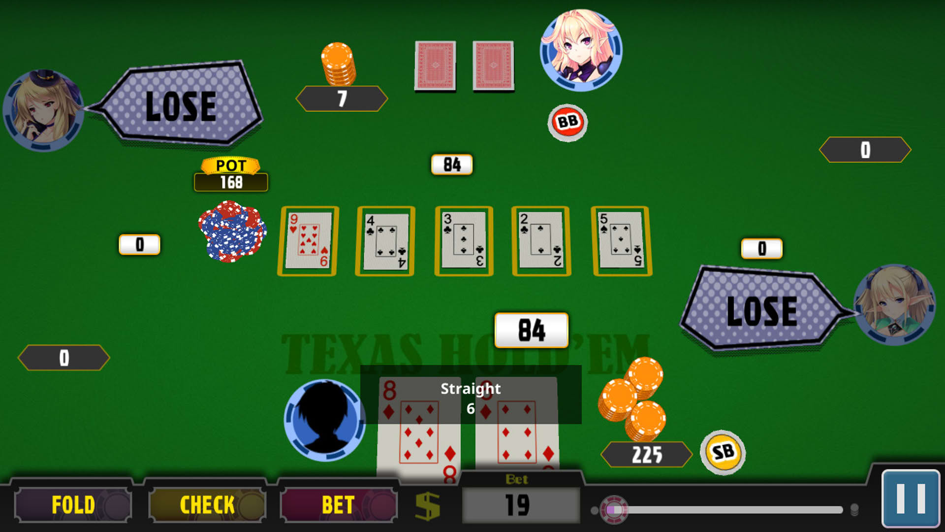 Screenshot for Poker Pretty Girls Battle: Fantasy World Edition