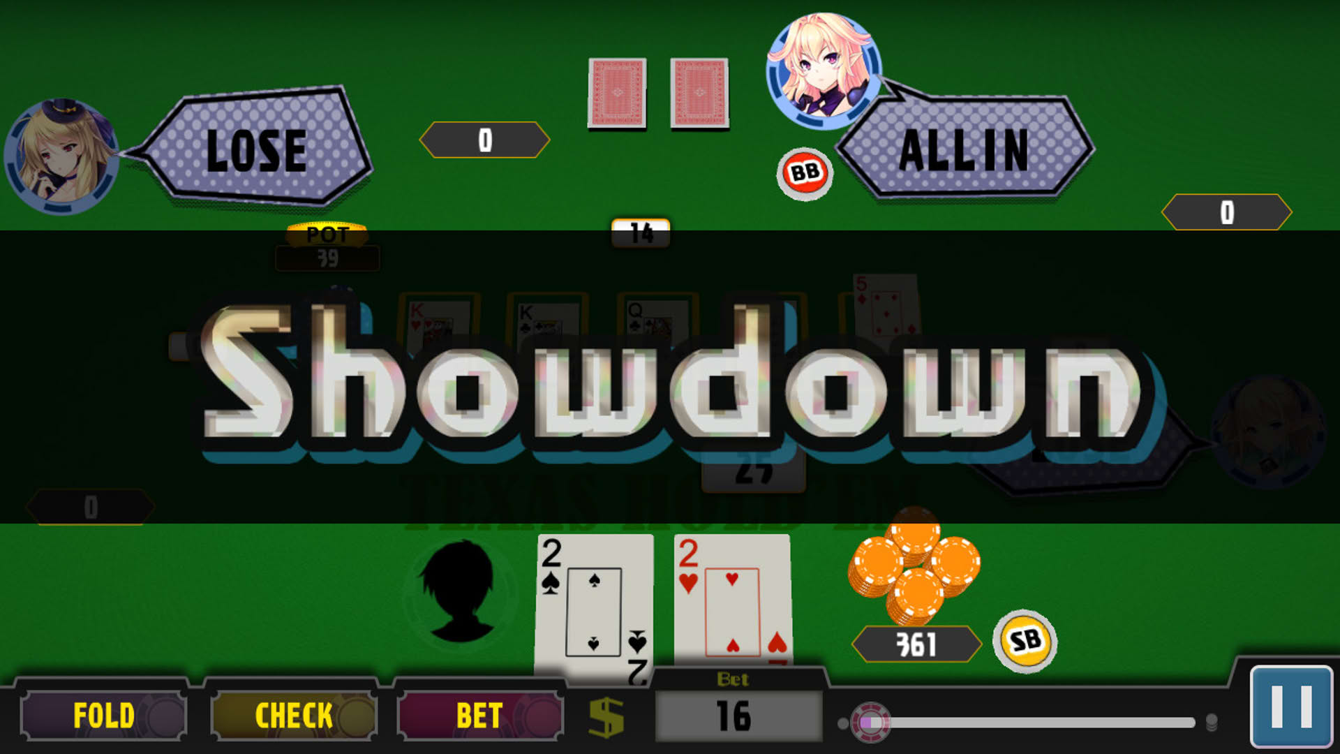 Screenshot for Poker Pretty Girls Battle: Fantasy World Edition