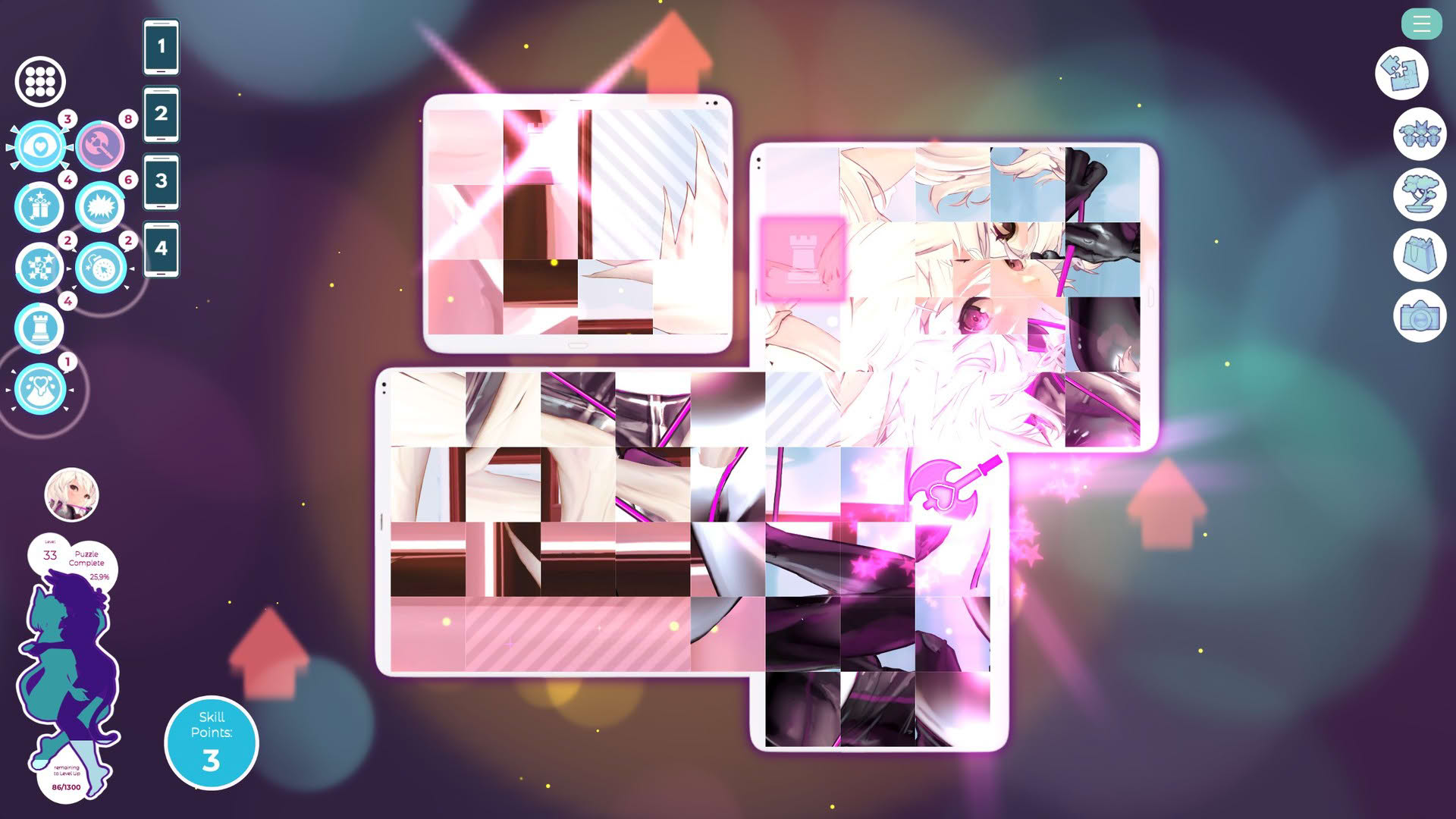 Screenshot for Mosaique Neko Waifus 4
