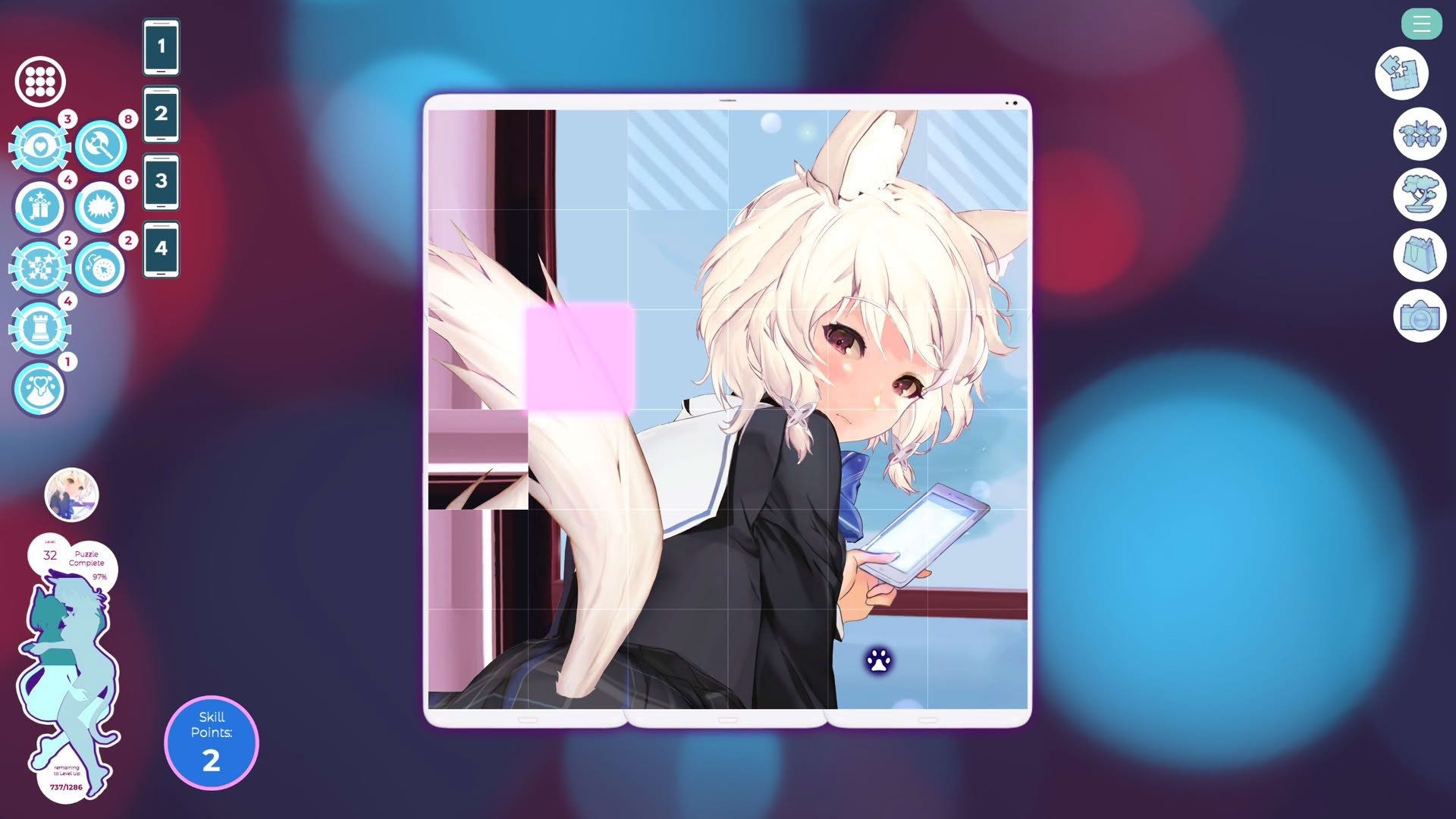 Screenshot for Mosaique Neko Waifus 4