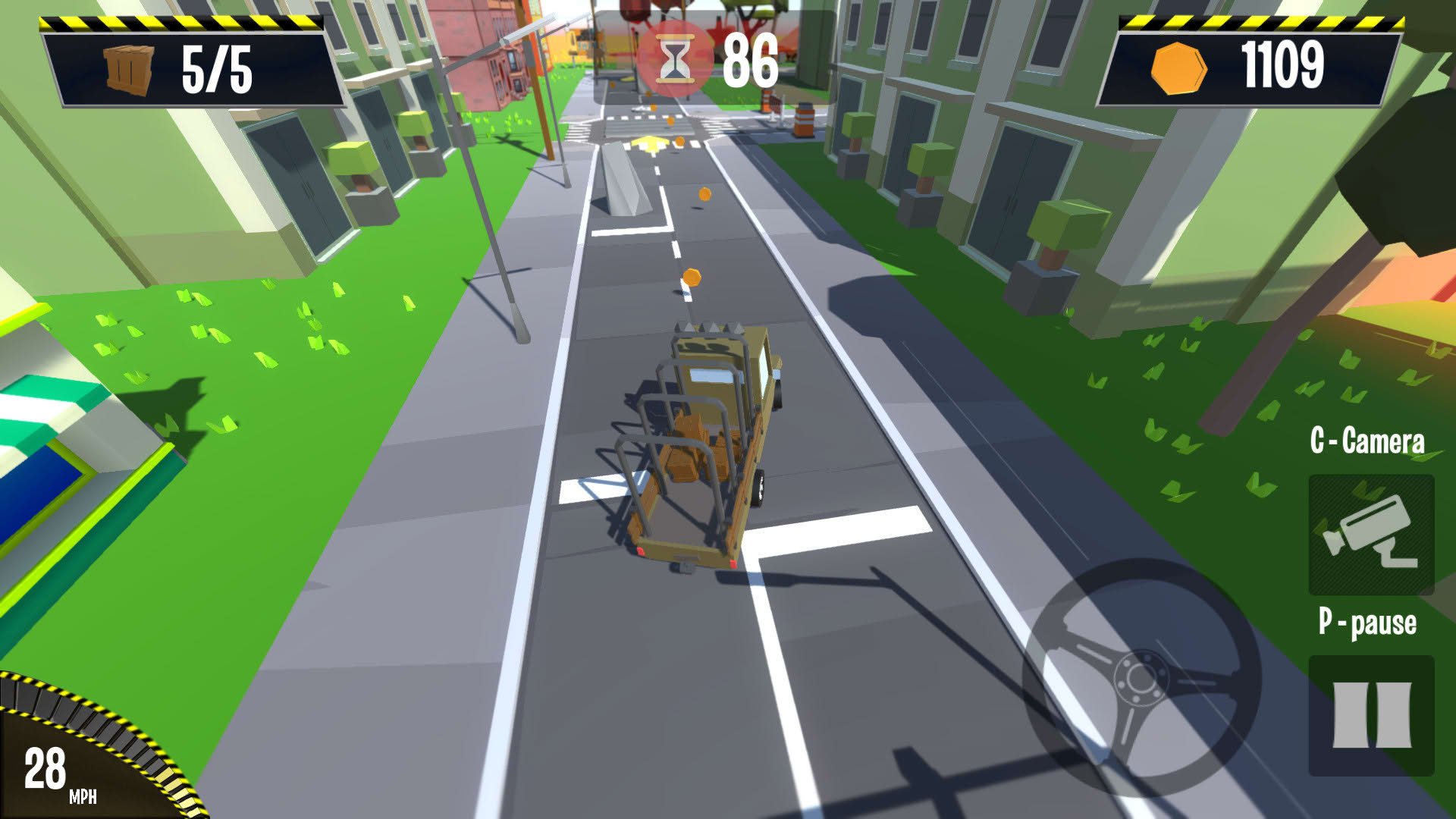 Screenshot for Cargo Transportation: Low Poly