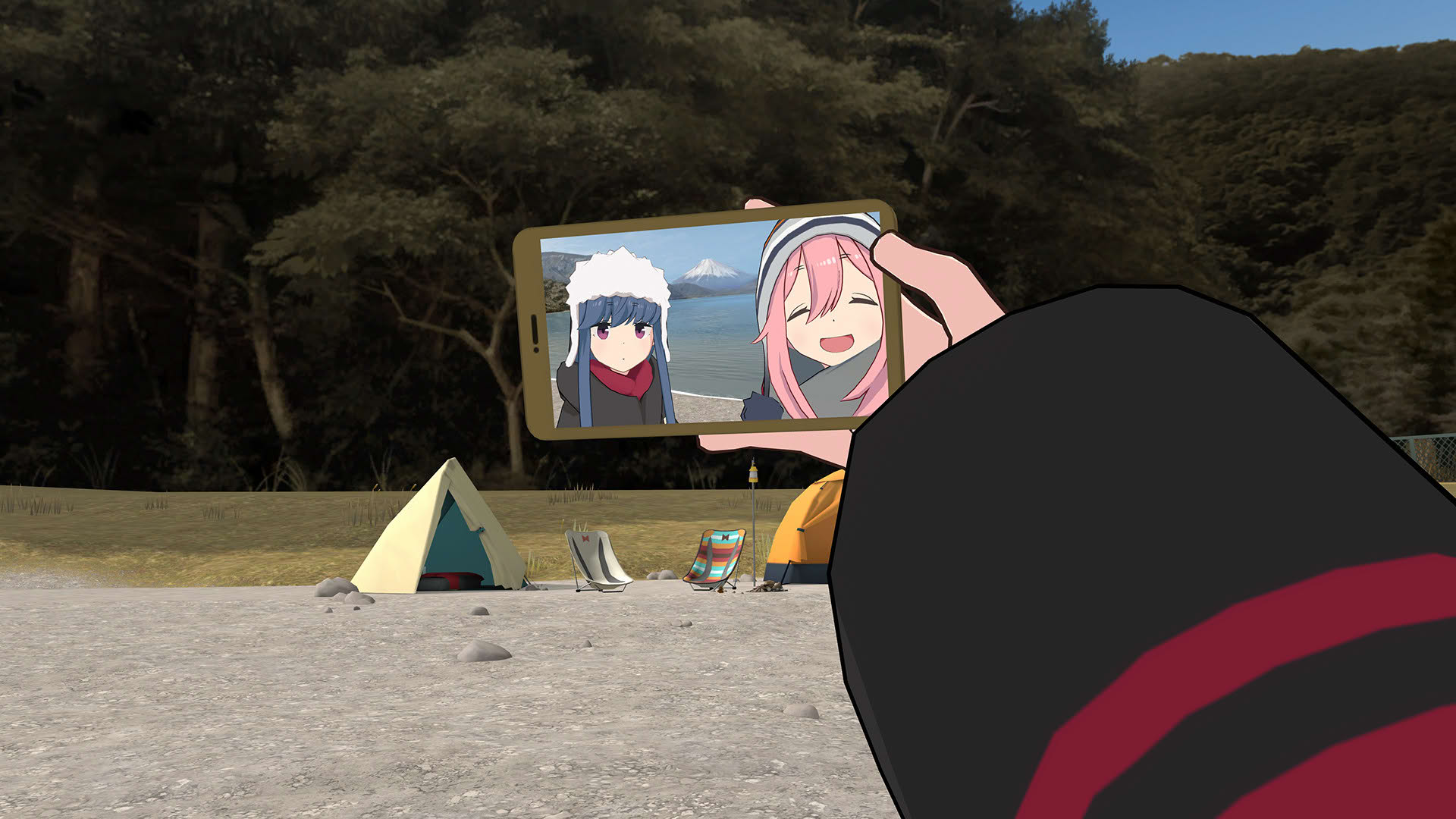 Screenshot for Laid-Back Camp: Virtual - Lake Motosu