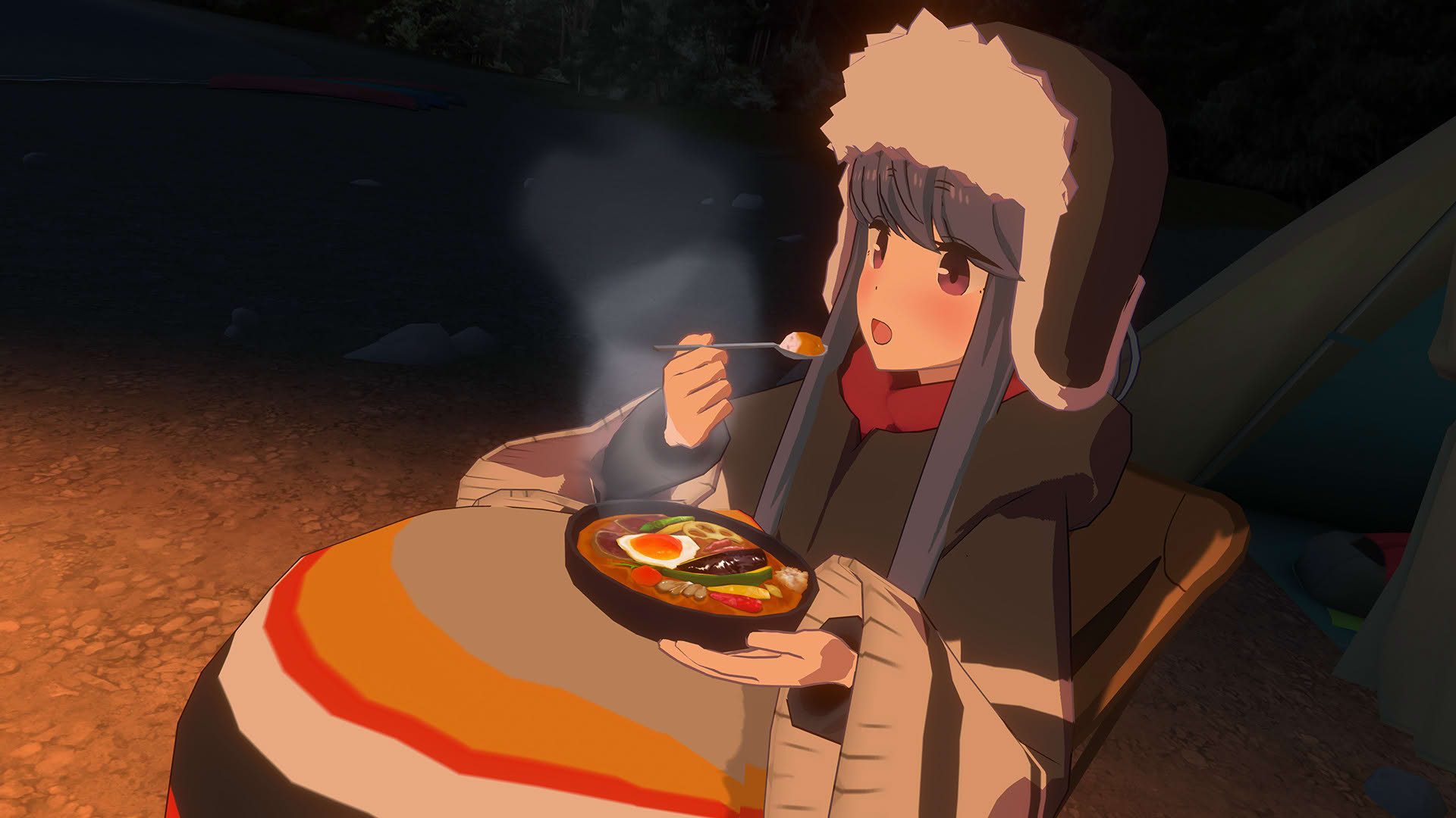 Screenshot for Laid-Back Camp: Virtual - Lake Motosu