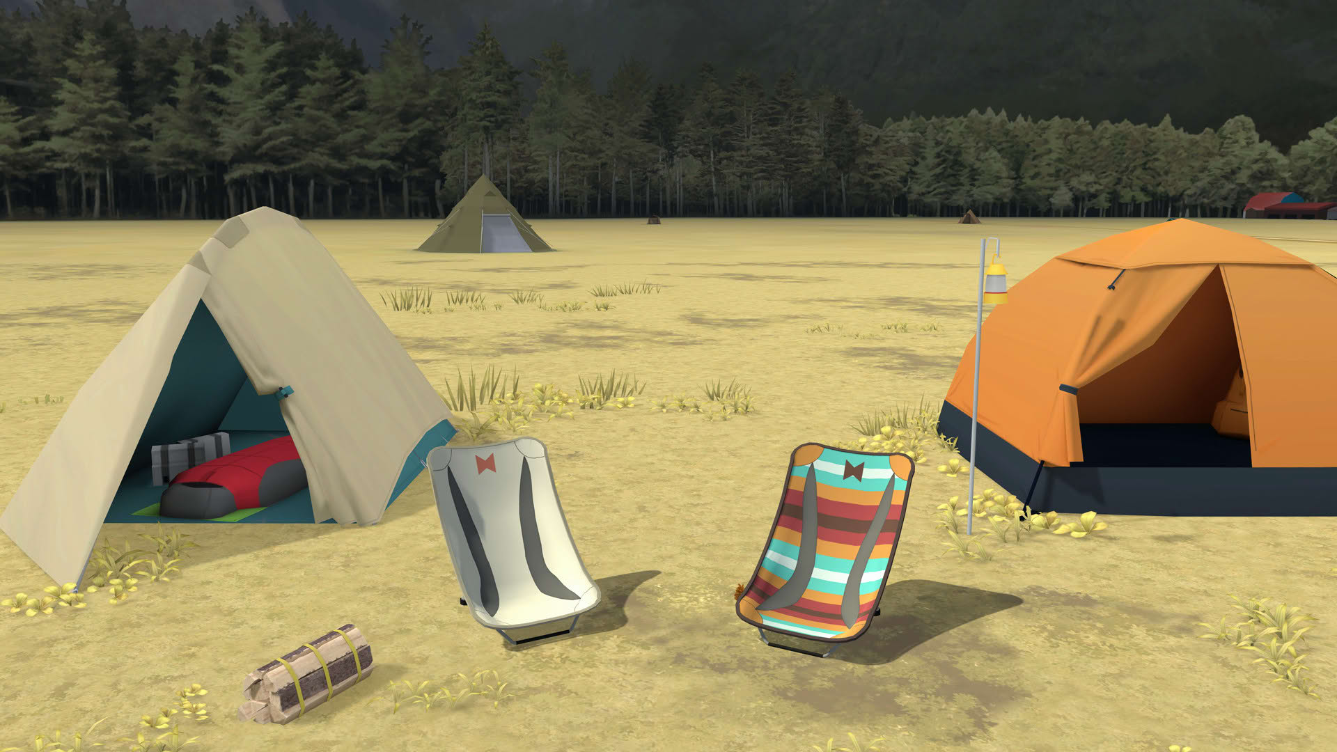 Screenshot for Laid-Back Camp: Virtual - Fumoto Campsite