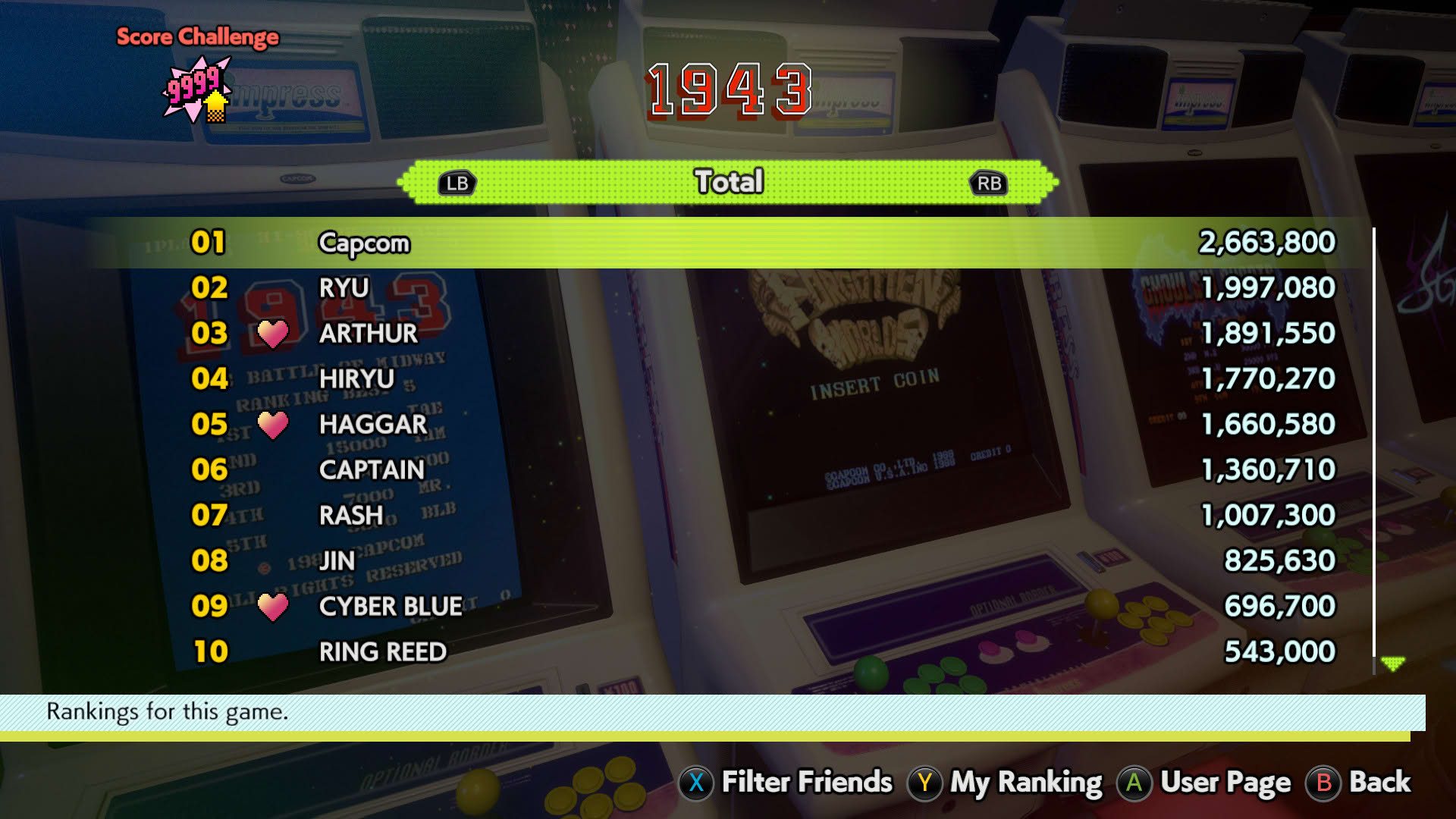 Screenshot for Capcom Arcade Stadium