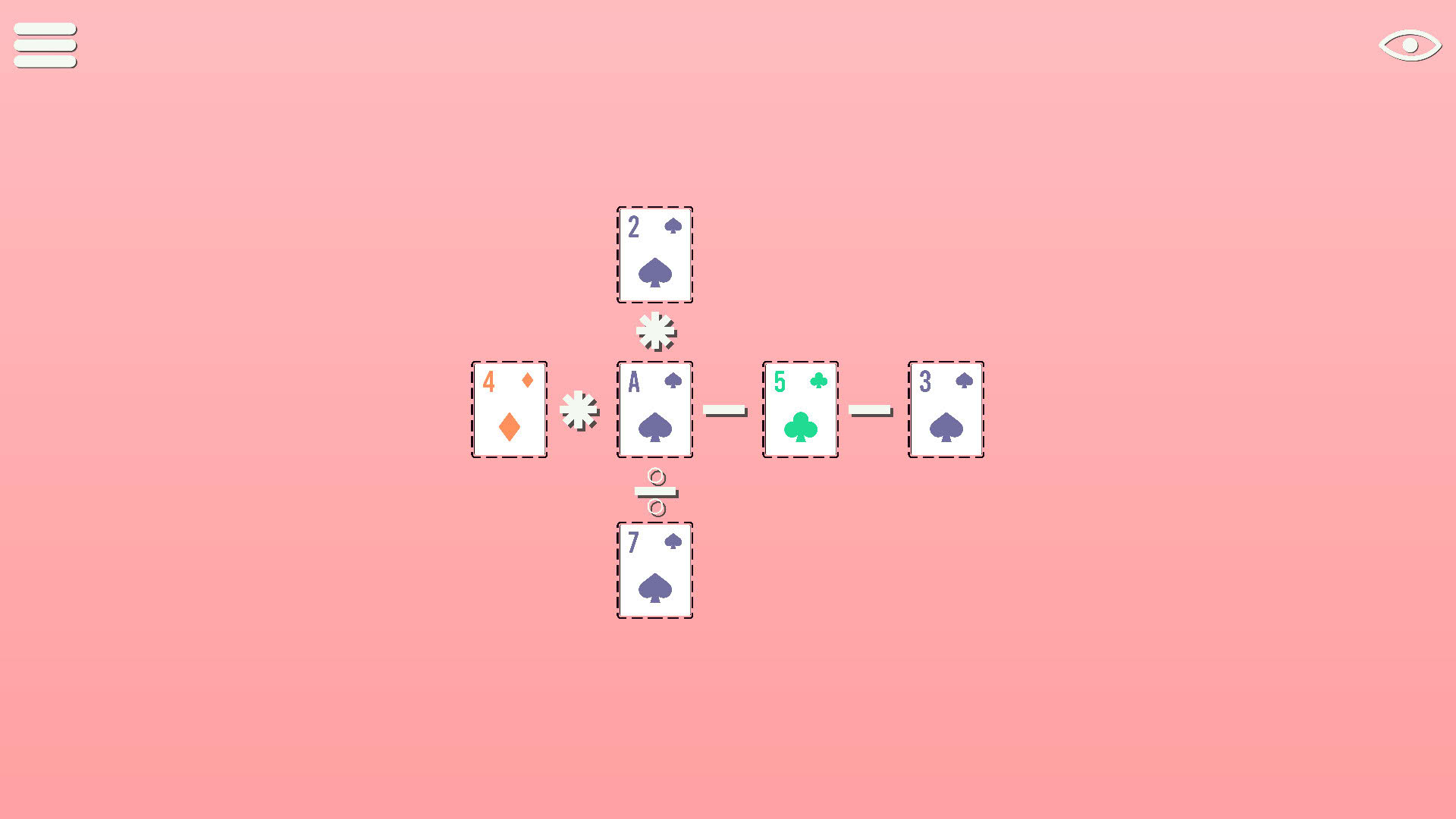 Screenshot for BlackJack Math Cross Numbers