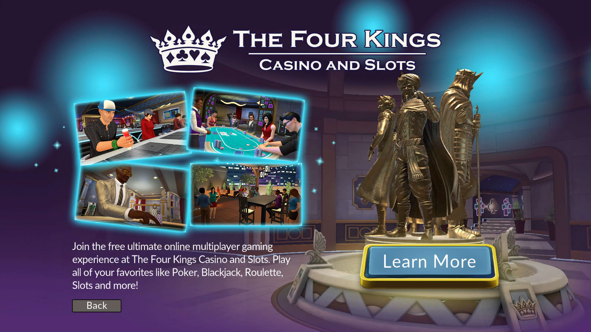 Screenshot for Four Kings: Video Poker