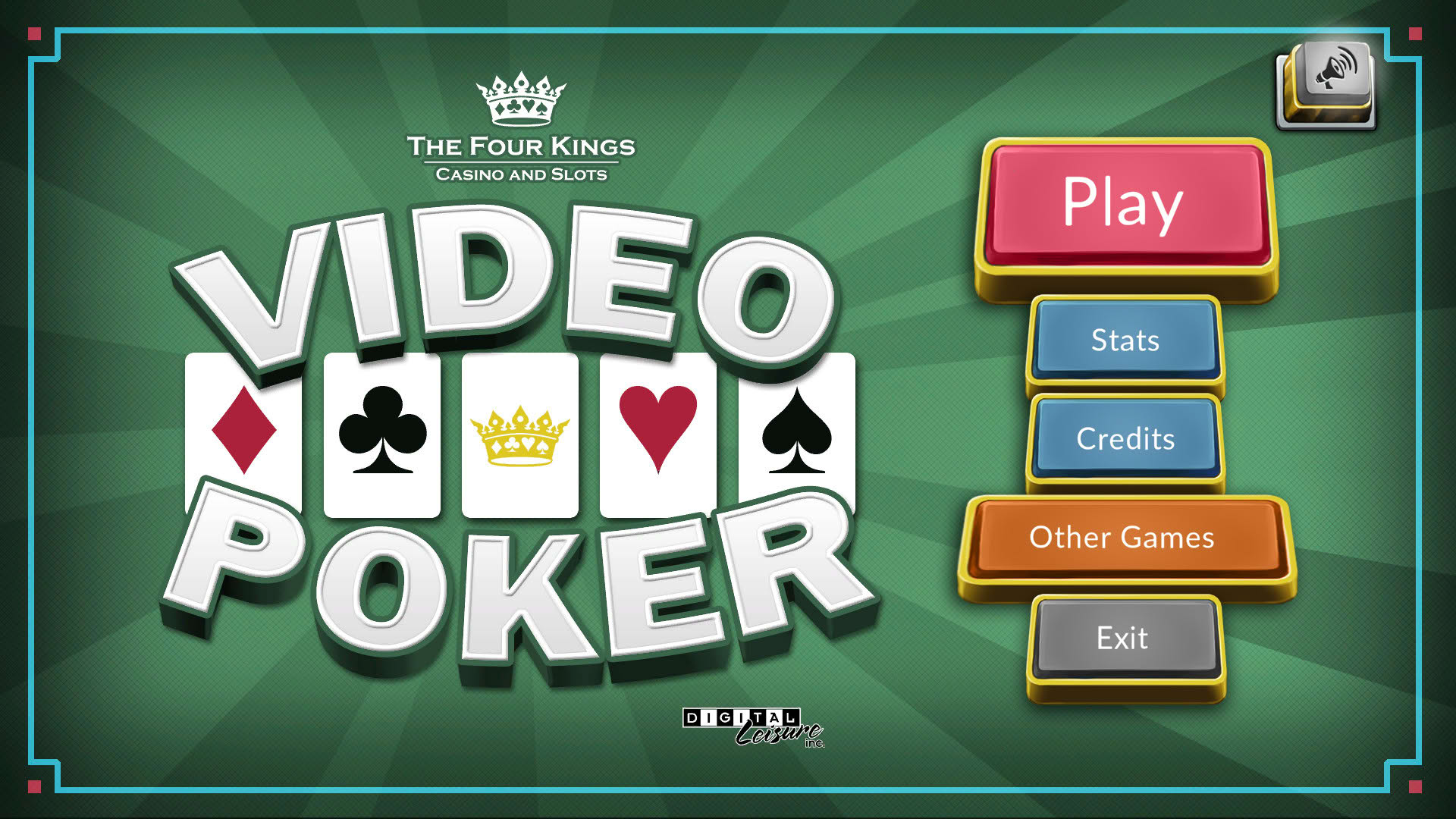 Screenshot for Four Kings: Video Poker