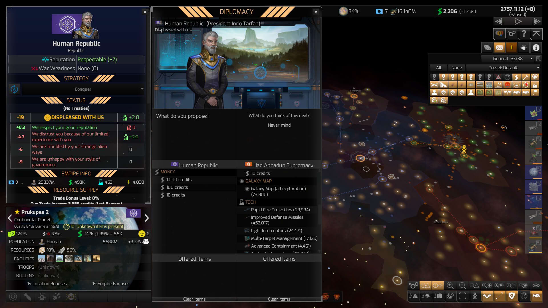 Screenshot for Distant Worlds 2