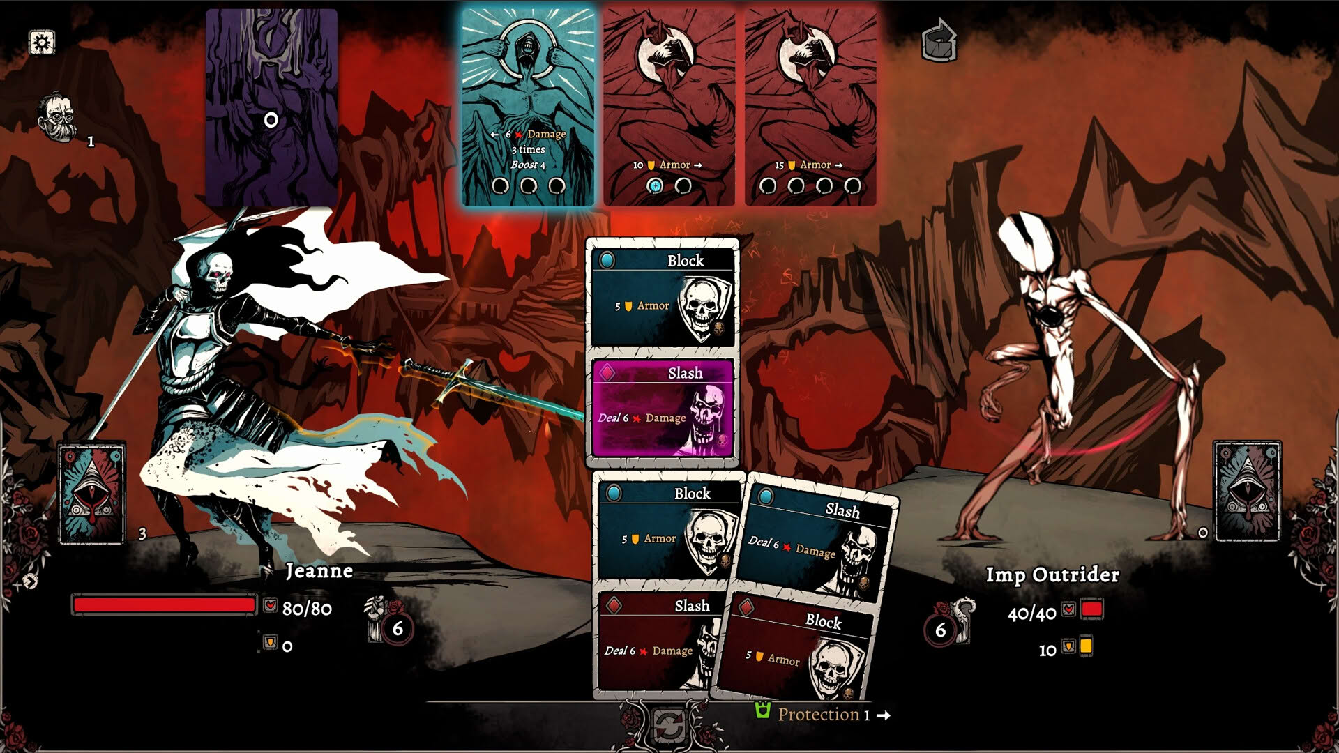Screenshot for Nadir: A Grimdark Deckbuilder