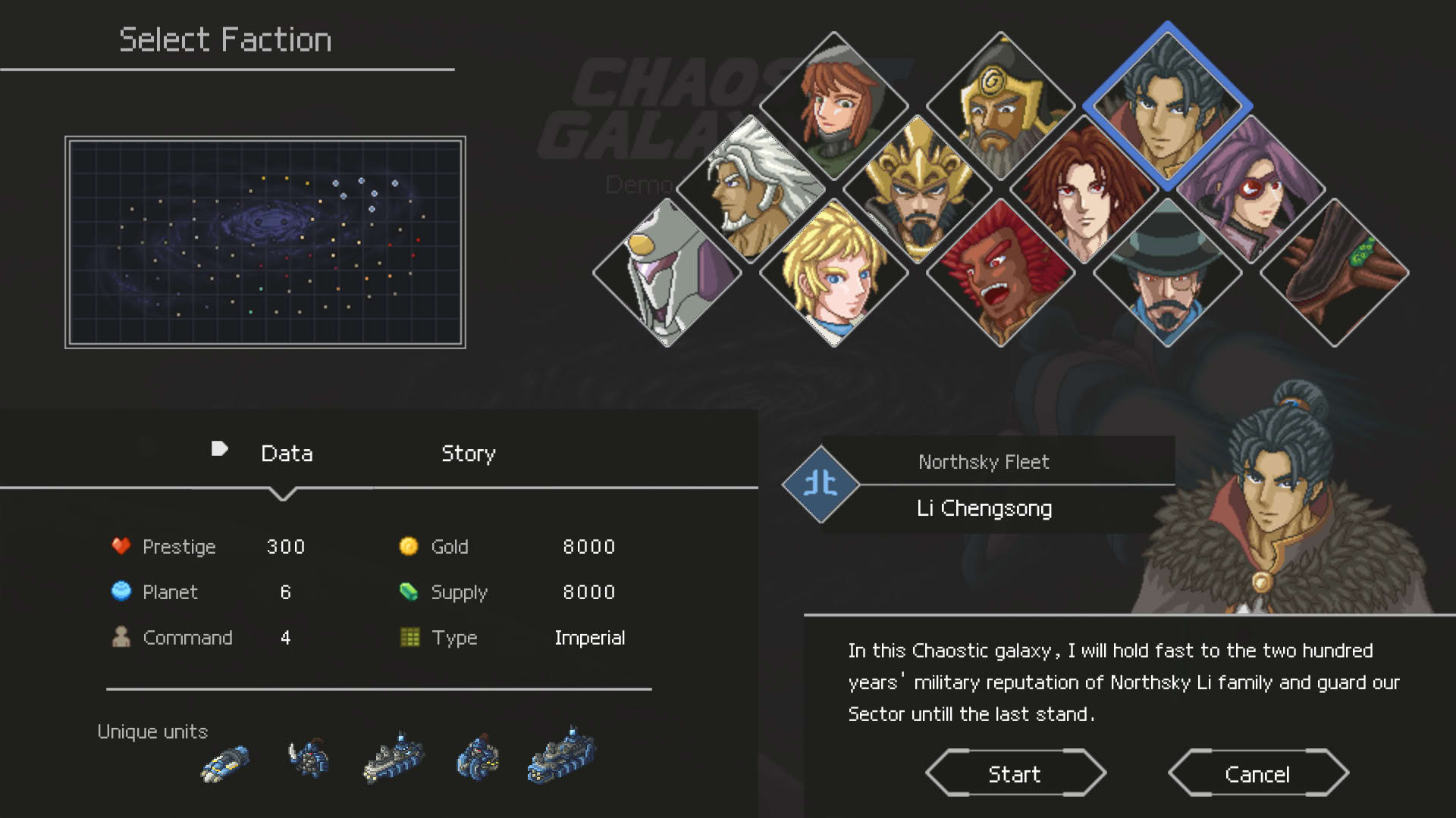 Screenshot for Chaos Galaxy 2