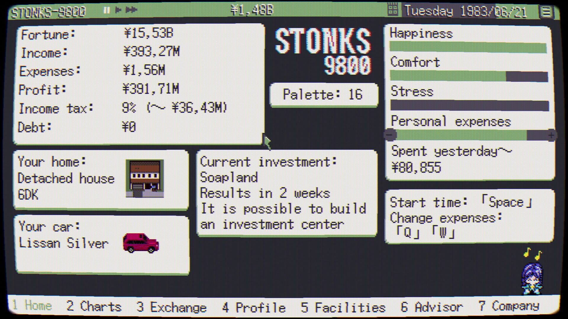 Screenshot for Stonks-9800: Stock Market Simulator
