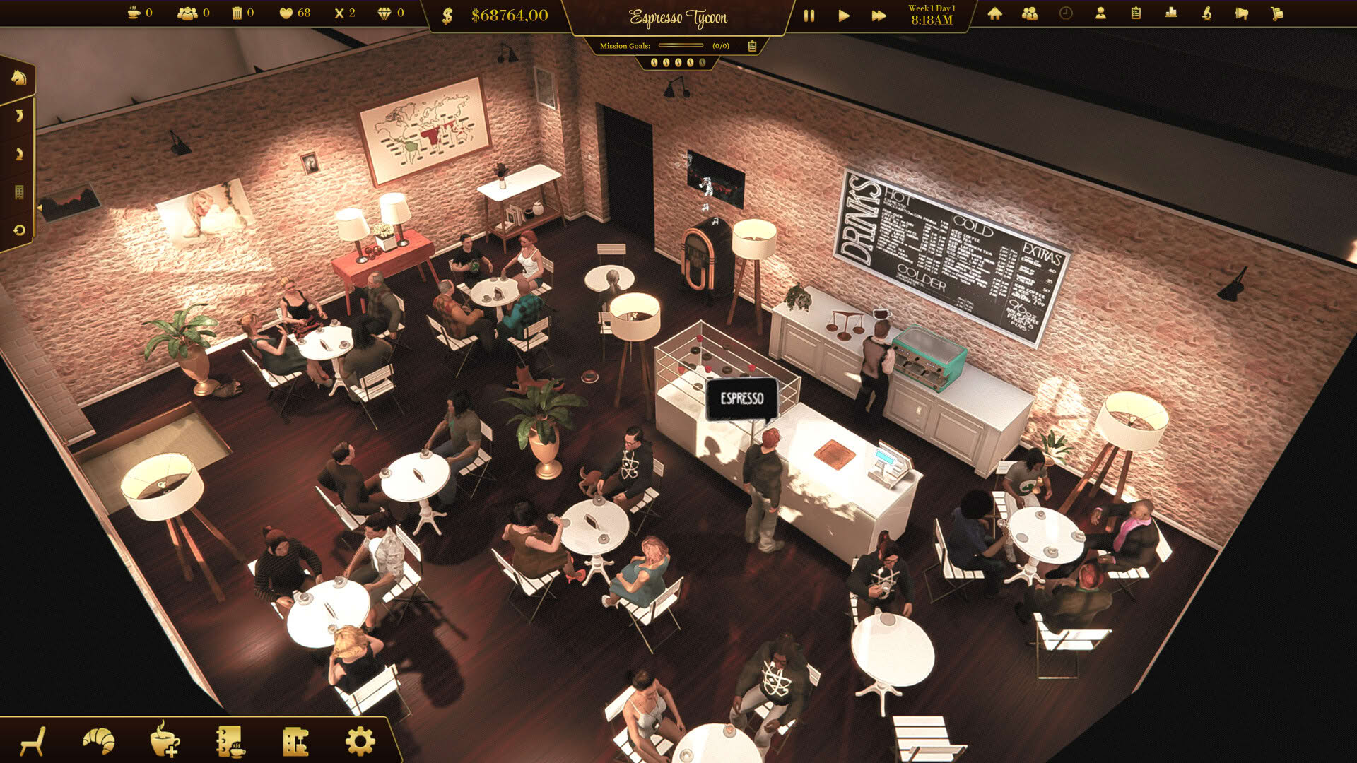 Screenshot for Espresso Tycoon