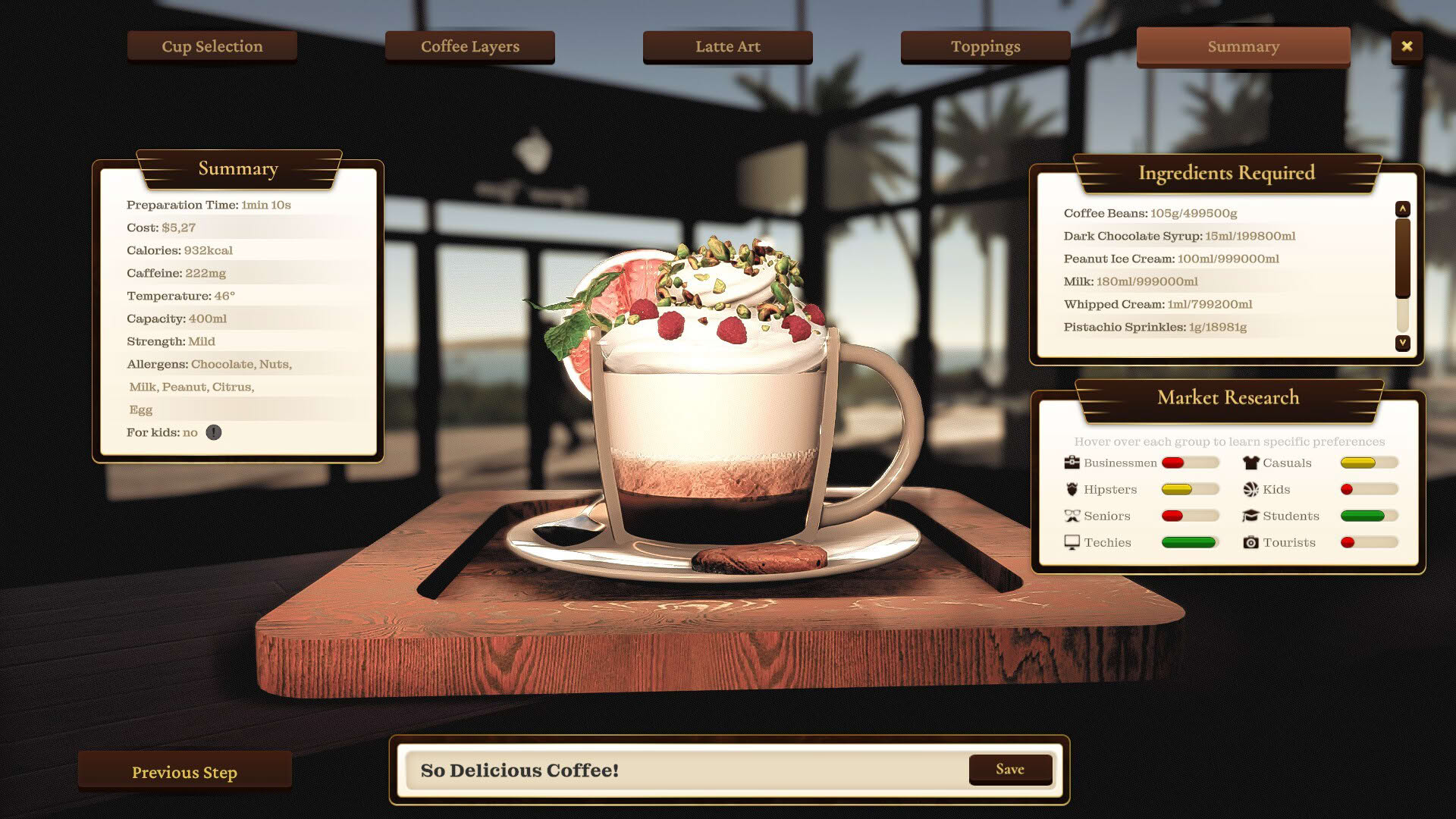 Screenshot for Espresso Tycoon