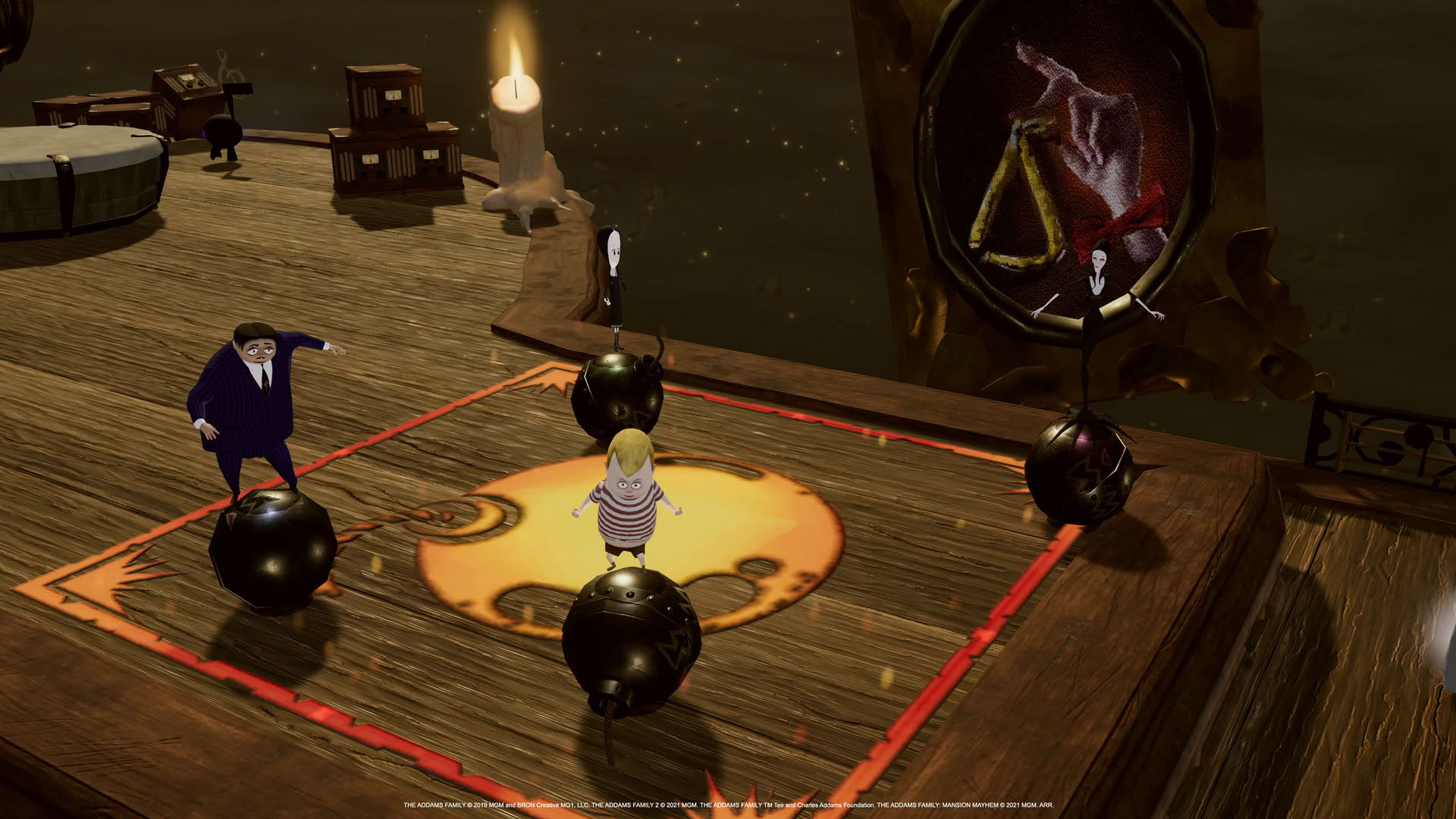 Screenshot for The Addams Family: Mansion Mayhem