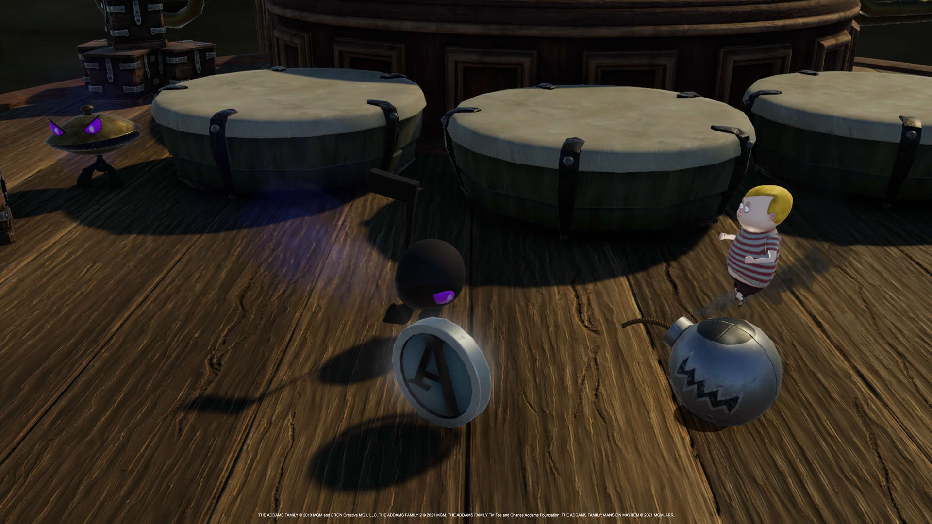 Screenshot for The Addams Family: Mansion Mayhem