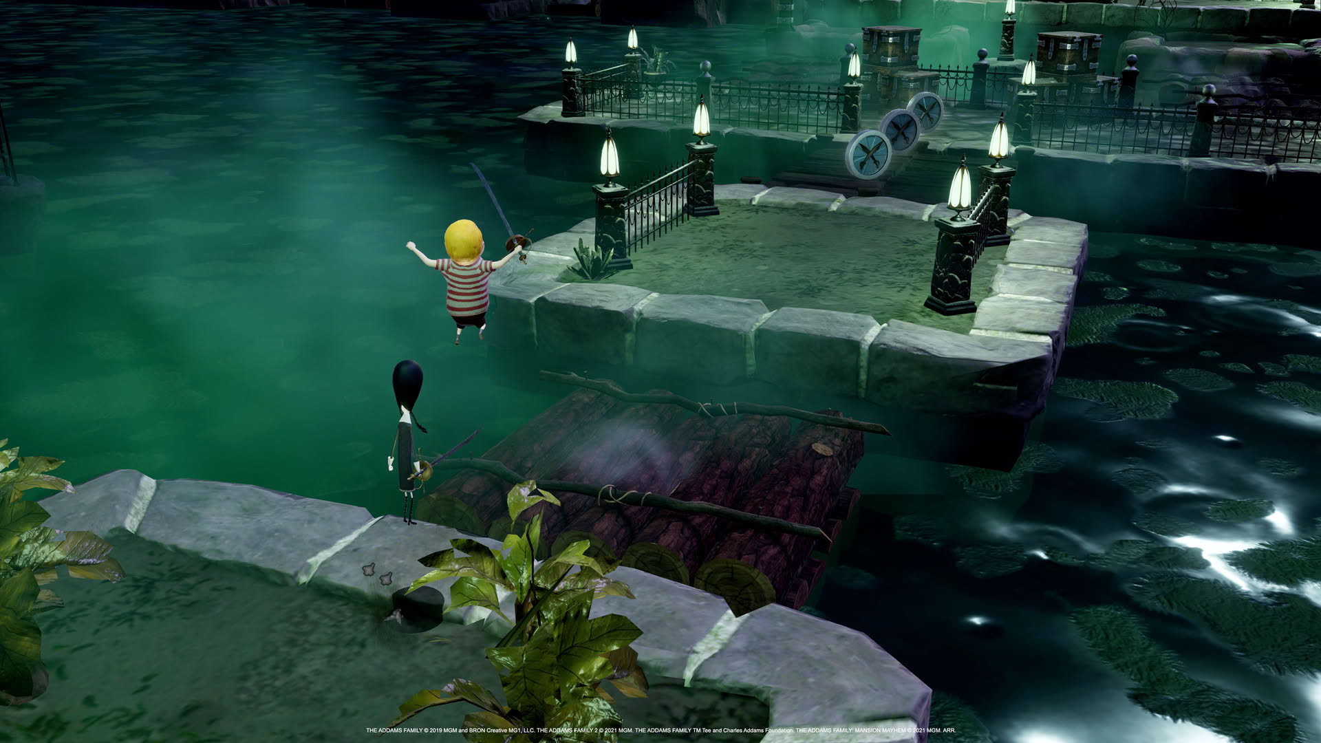 Screenshot for The Addams Family: Mansion Mayhem