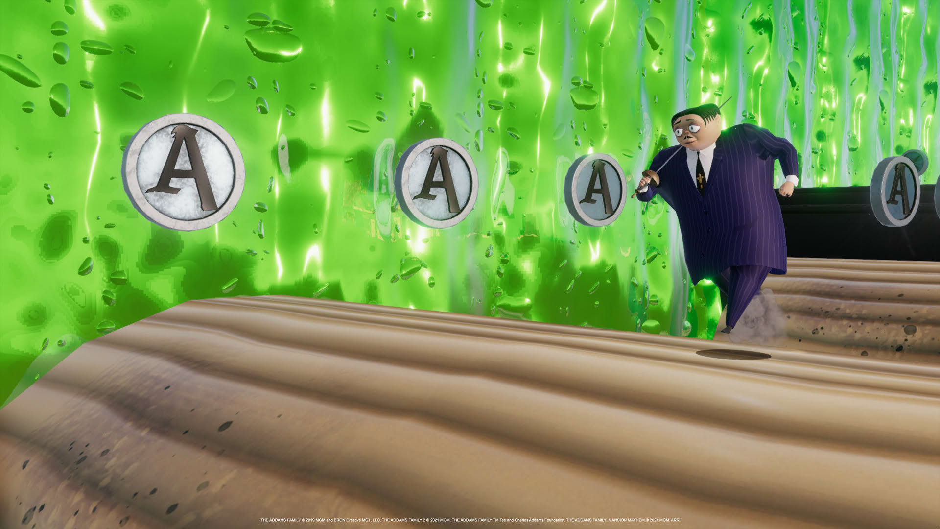 Screenshot for The Addams Family: Mansion Mayhem