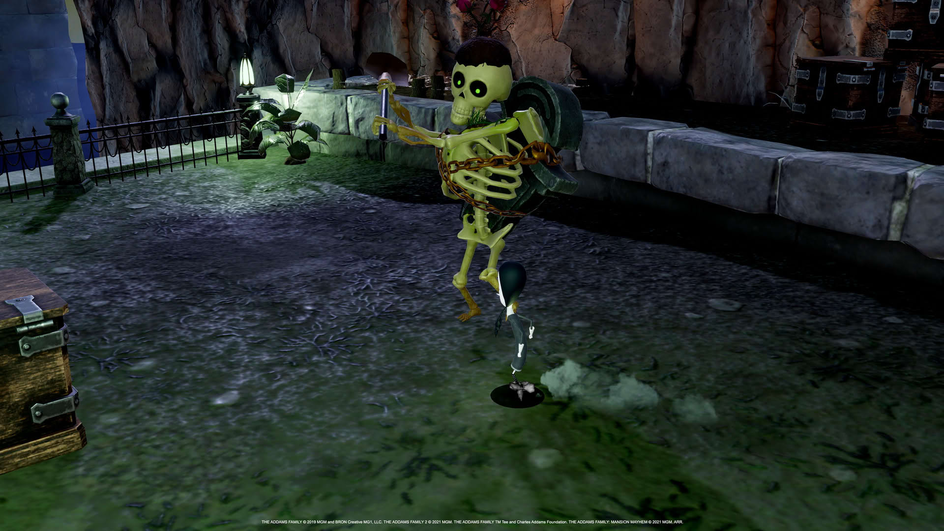 Screenshot for The Addams Family: Mansion Mayhem