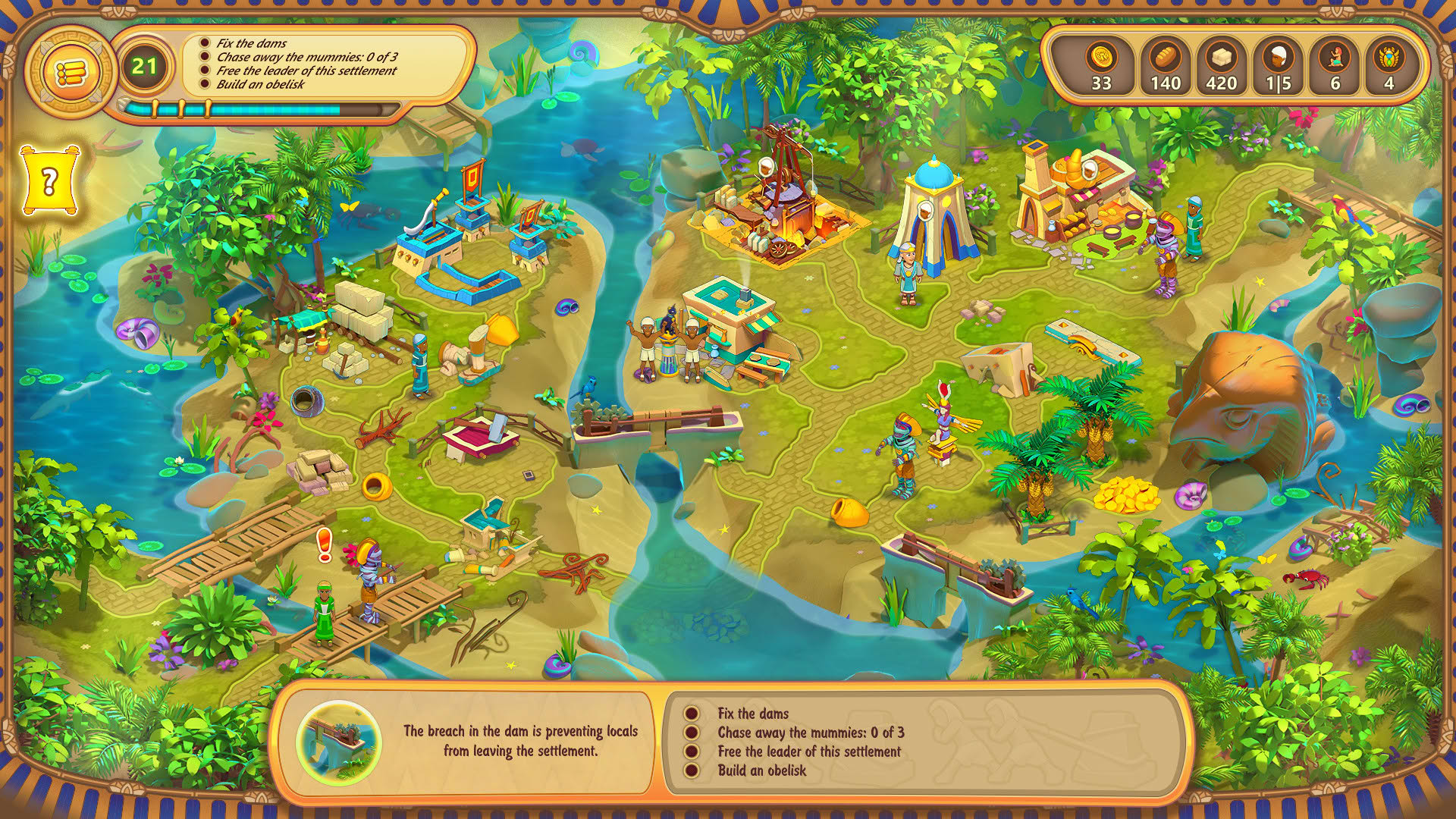 Screenshot for The Great Empire: Relic of Egypt