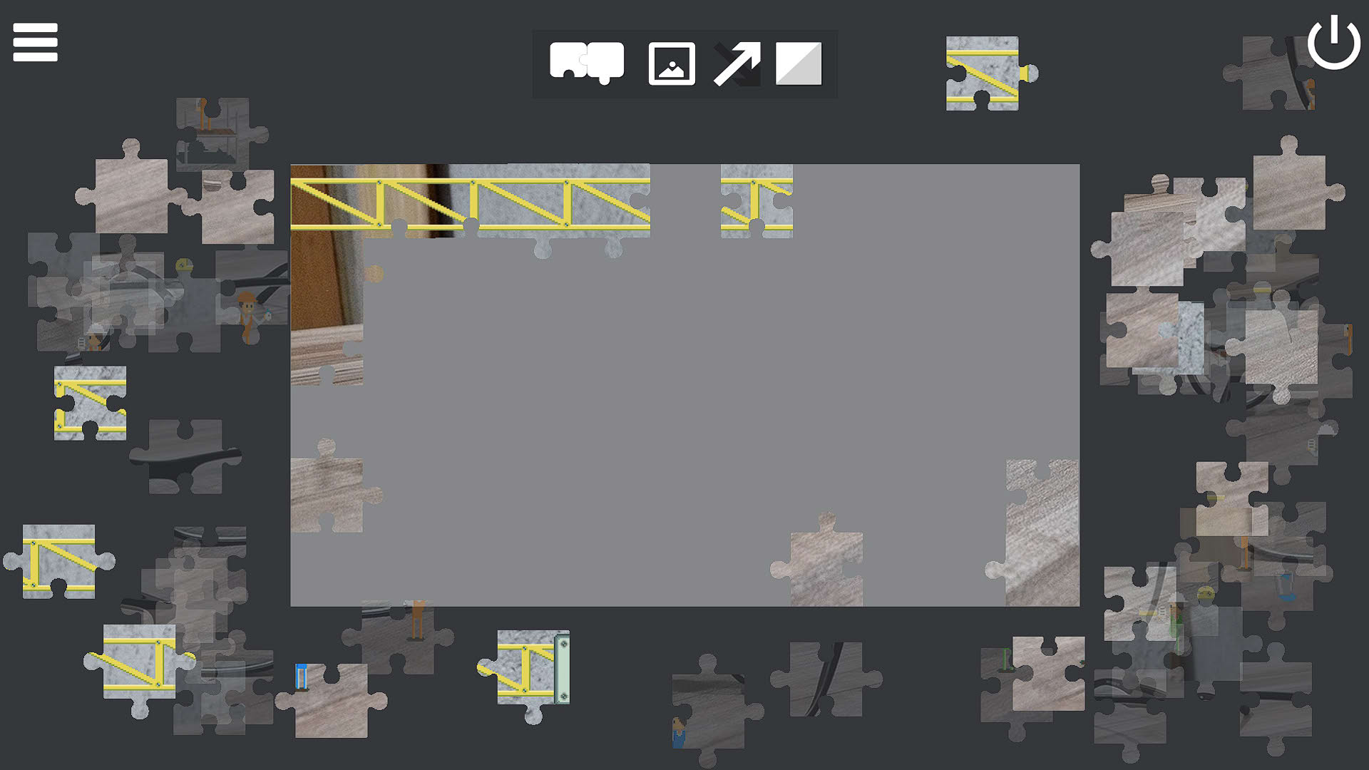 Screenshot for Invisible Services: Pixel Art Jigsaw Puzzle