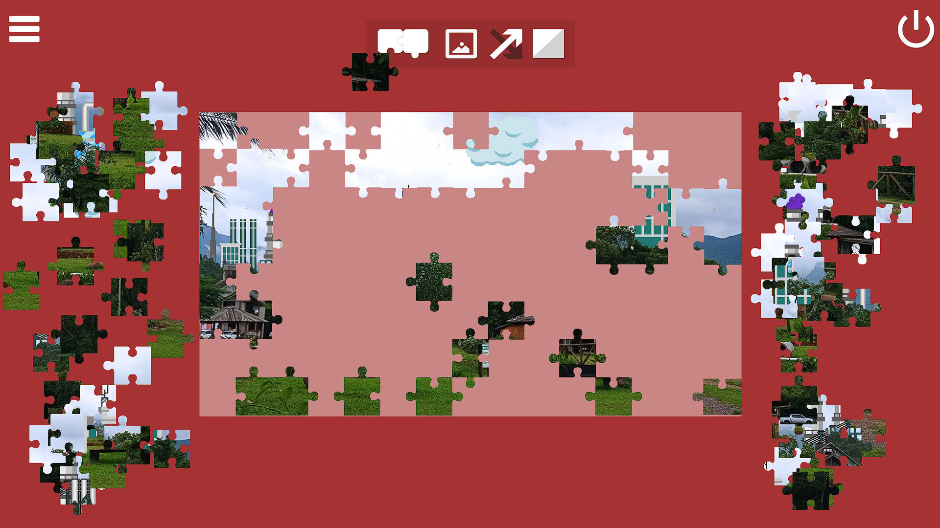 Screenshot for Invisible Services: Pixel Art Jigsaw Puzzle