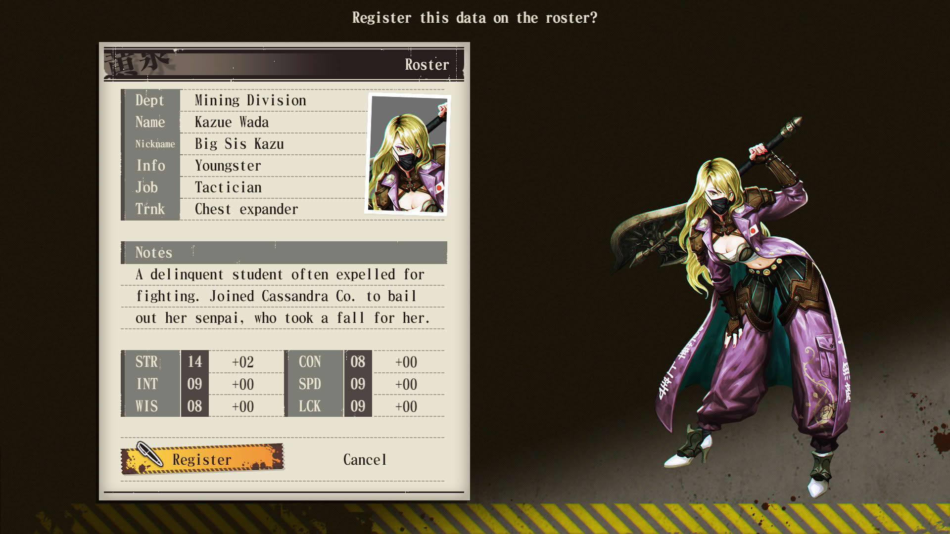 Screenshot for Undernauts: Labyrinth of Yomi