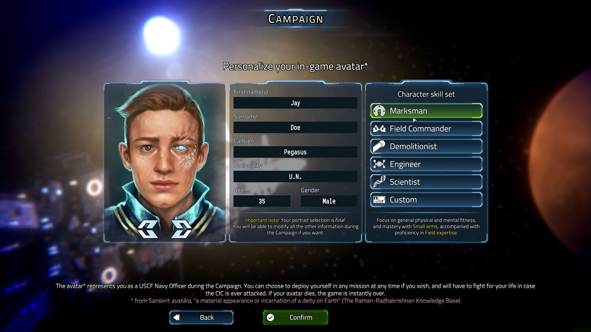 Screenshot for USC: Counterforce