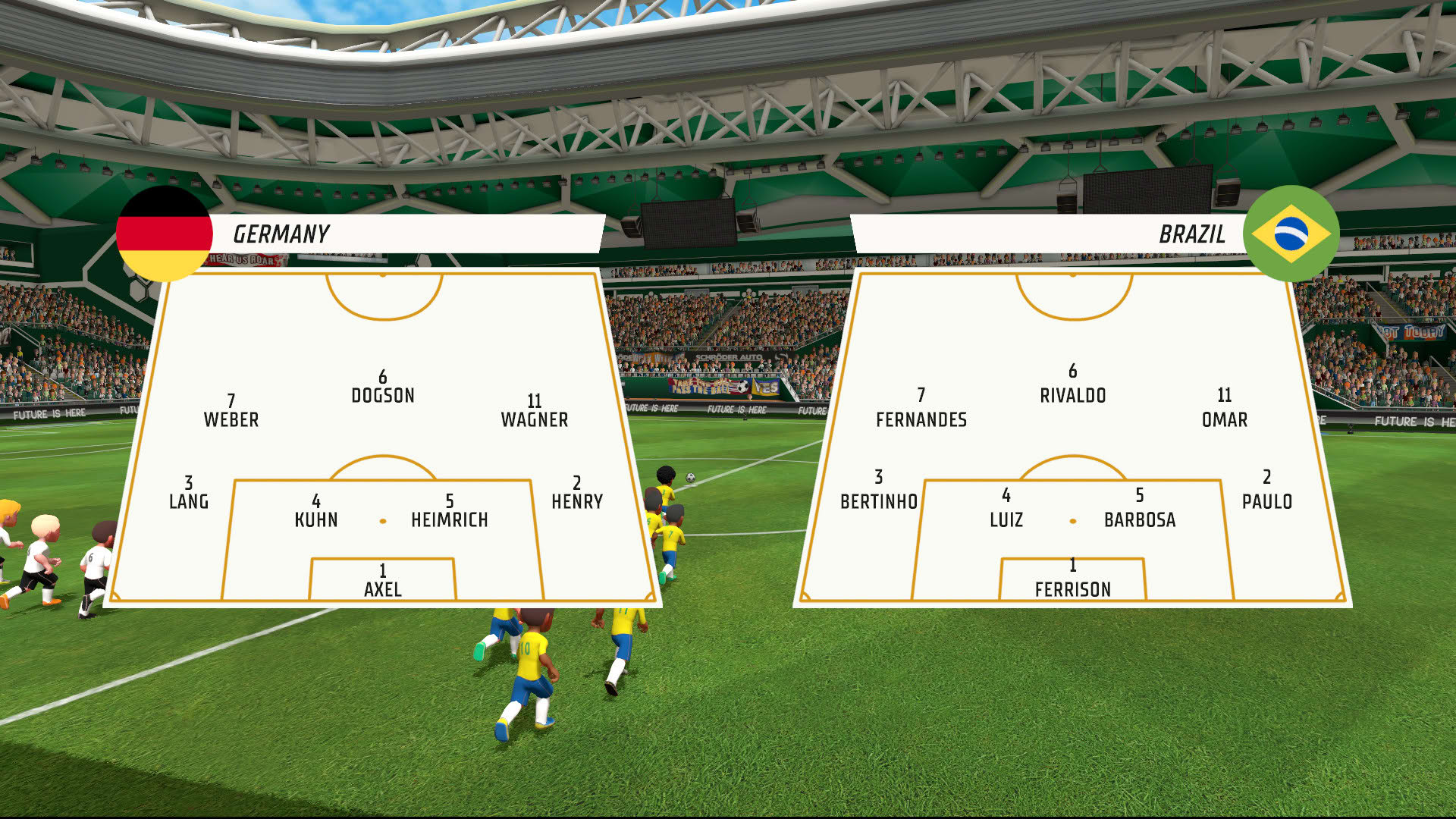 Screenshot for Super Soccer Blast: America VS Europe