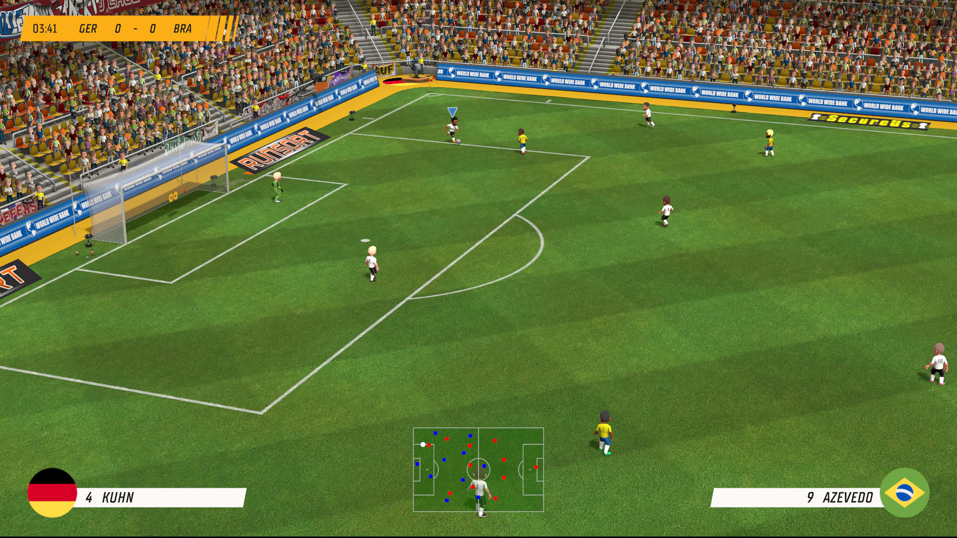 Screenshot for Super Soccer Blast: America VS Europe
