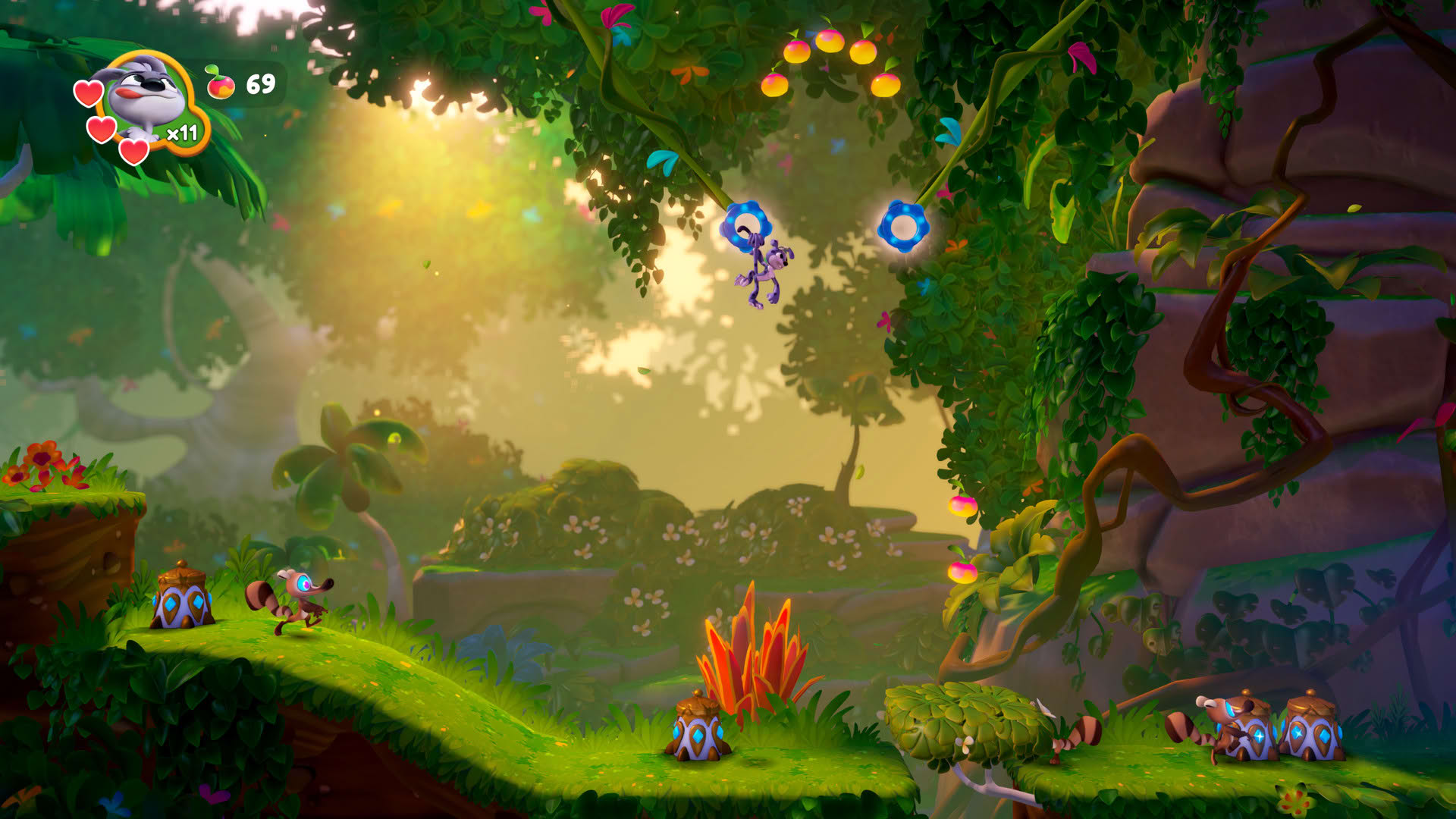Screenshot for Marsupilami: Hoobadventure