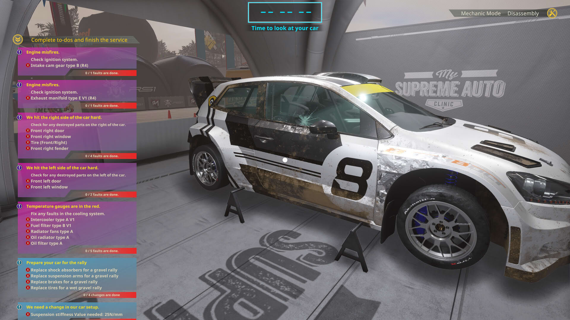 Screenshot for Rally Mechanic Simulator