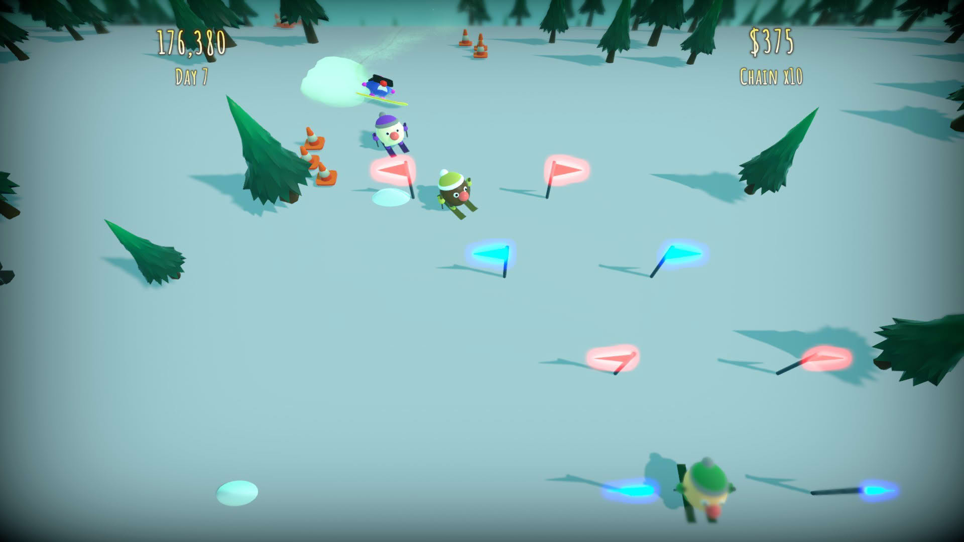 Screenshot for Horatio Goes Snowboarding