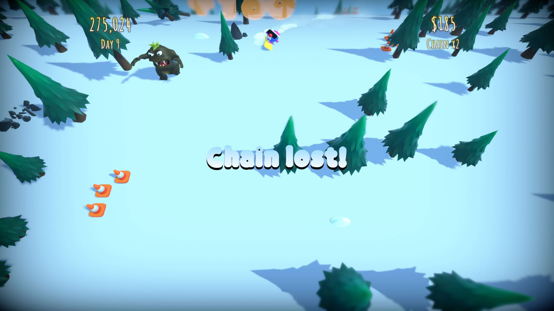 Screenshot for Horatio Goes Snowboarding