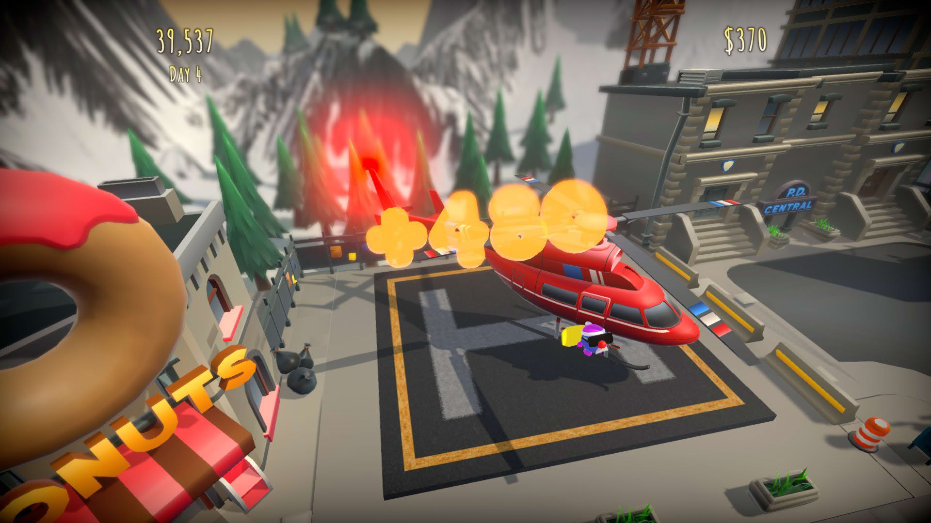 Screenshot for Horatio Goes Snowboarding