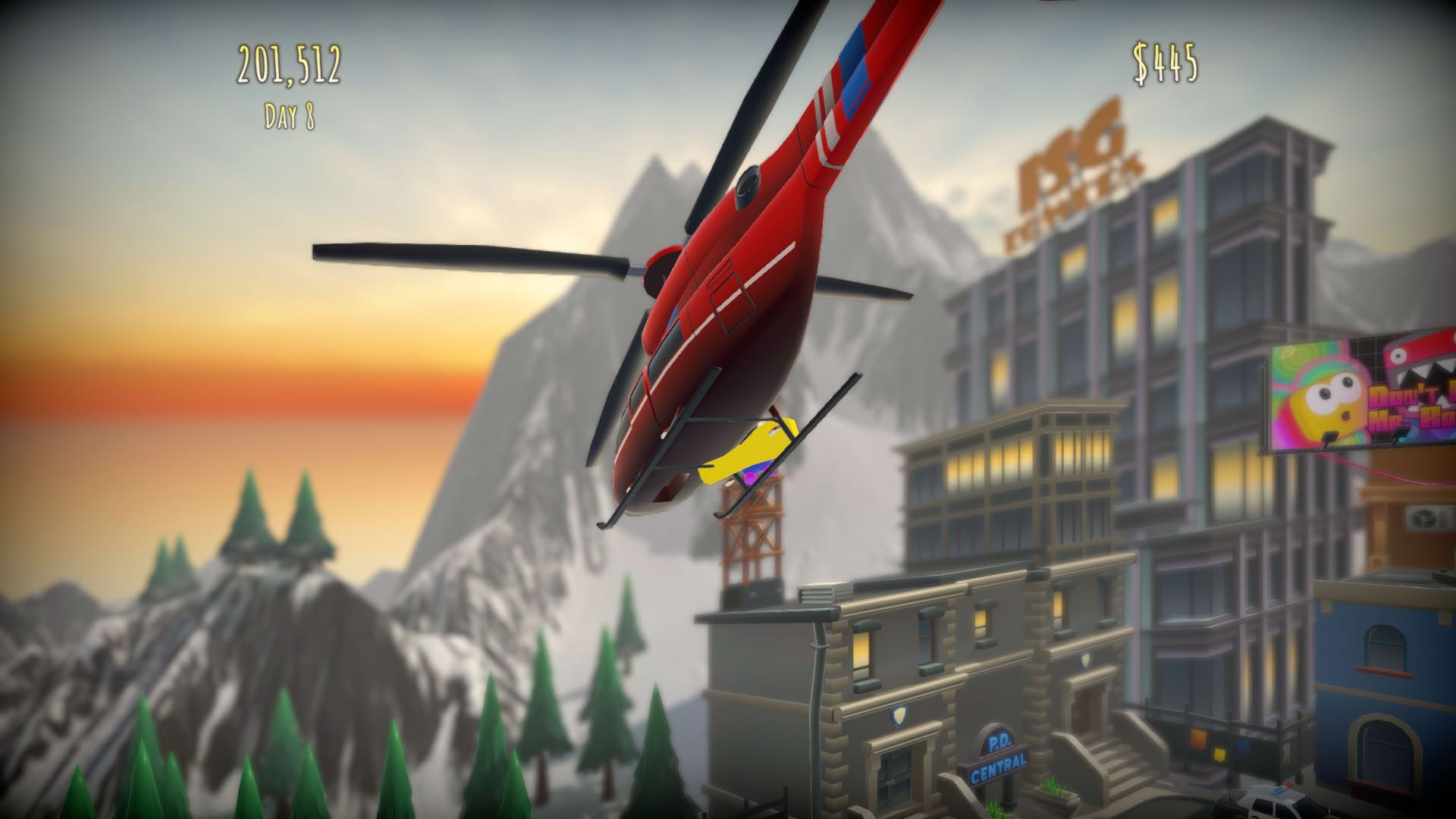 Screenshot for Horatio Goes Snowboarding
