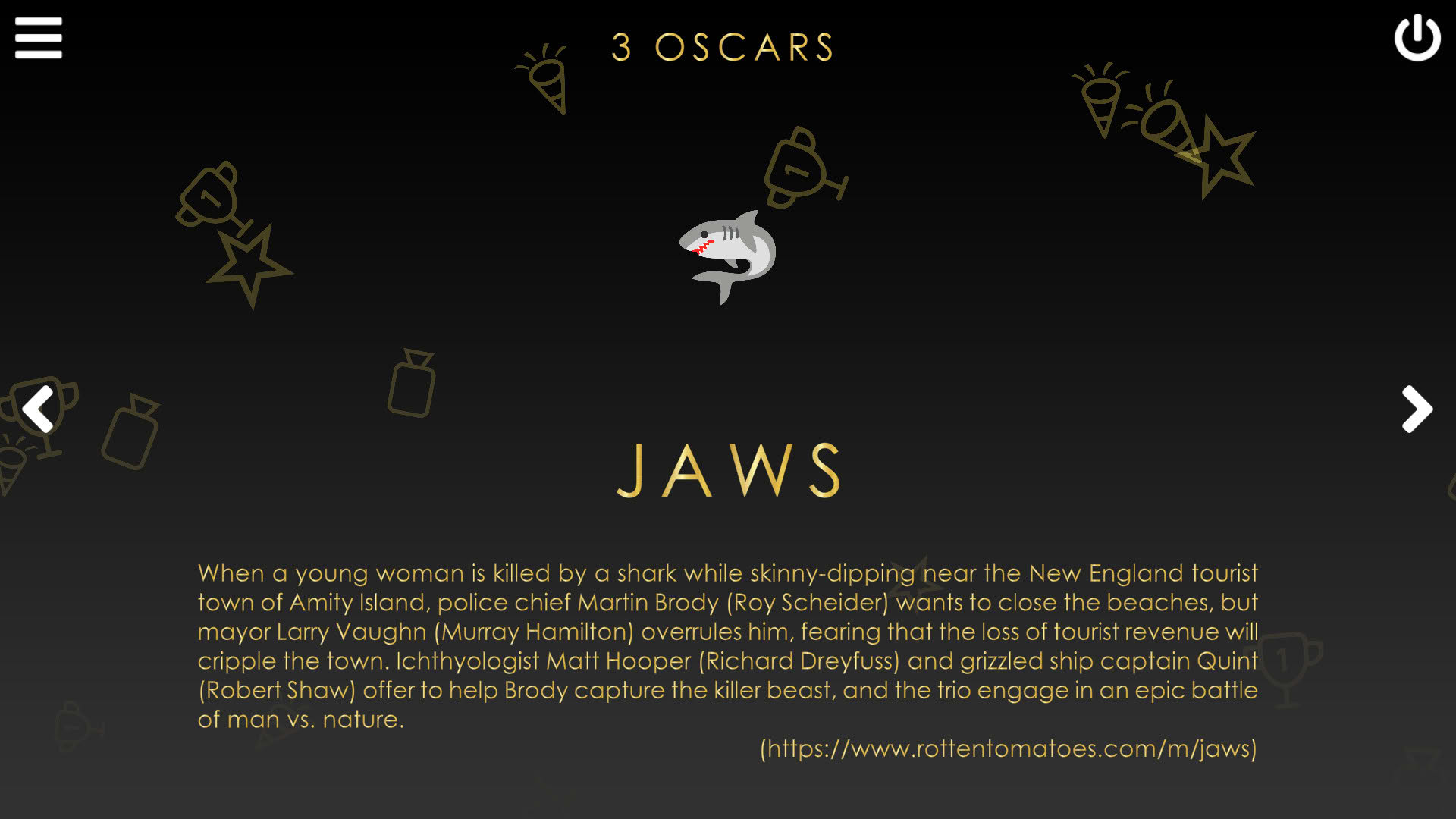 Screenshot for Cinemoji: Oscar