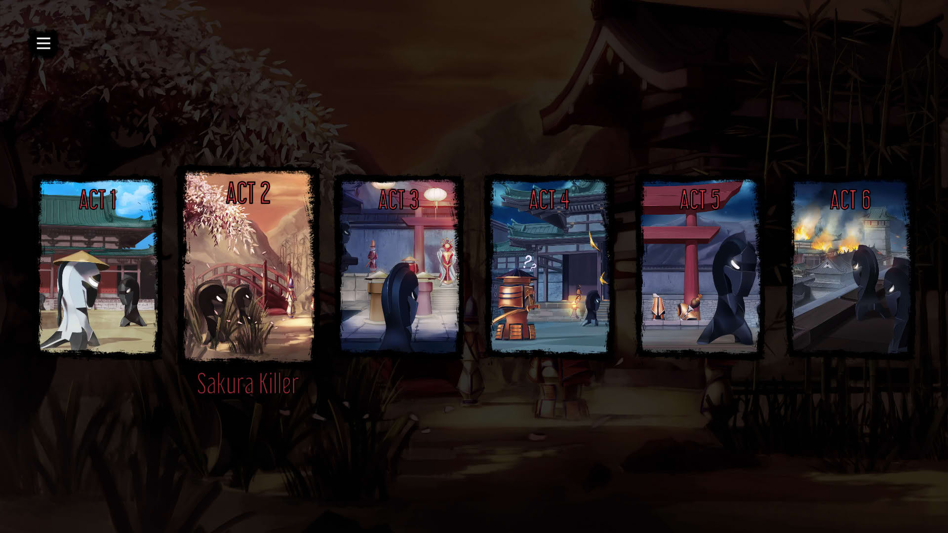 Screenshot for Shinobi's Way - a jigsaw chess tale