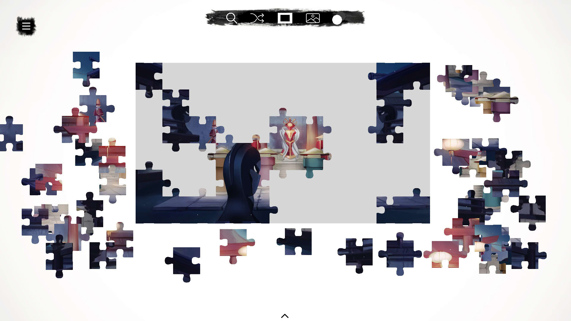 Screenshot for Shinobi's Way - a jigsaw chess tale