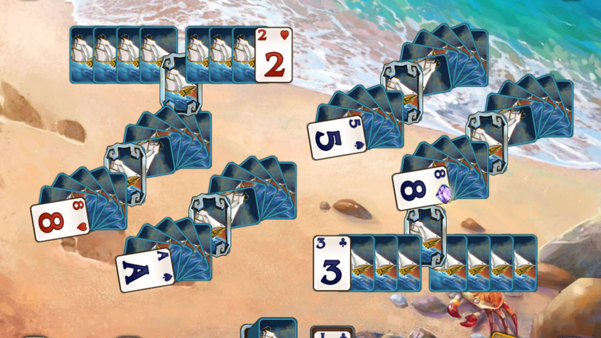 Screenshot for Solitaire Legend of the Pirates 2