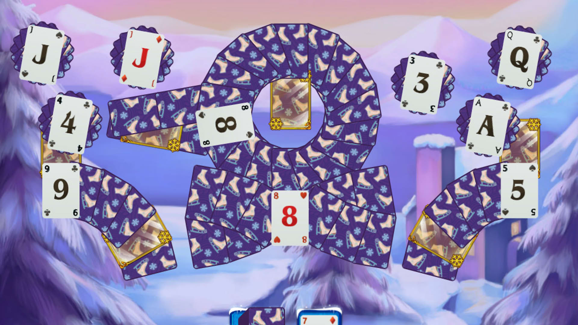 Screenshot for Solitaire Jack Frost: Winter Adventures 2