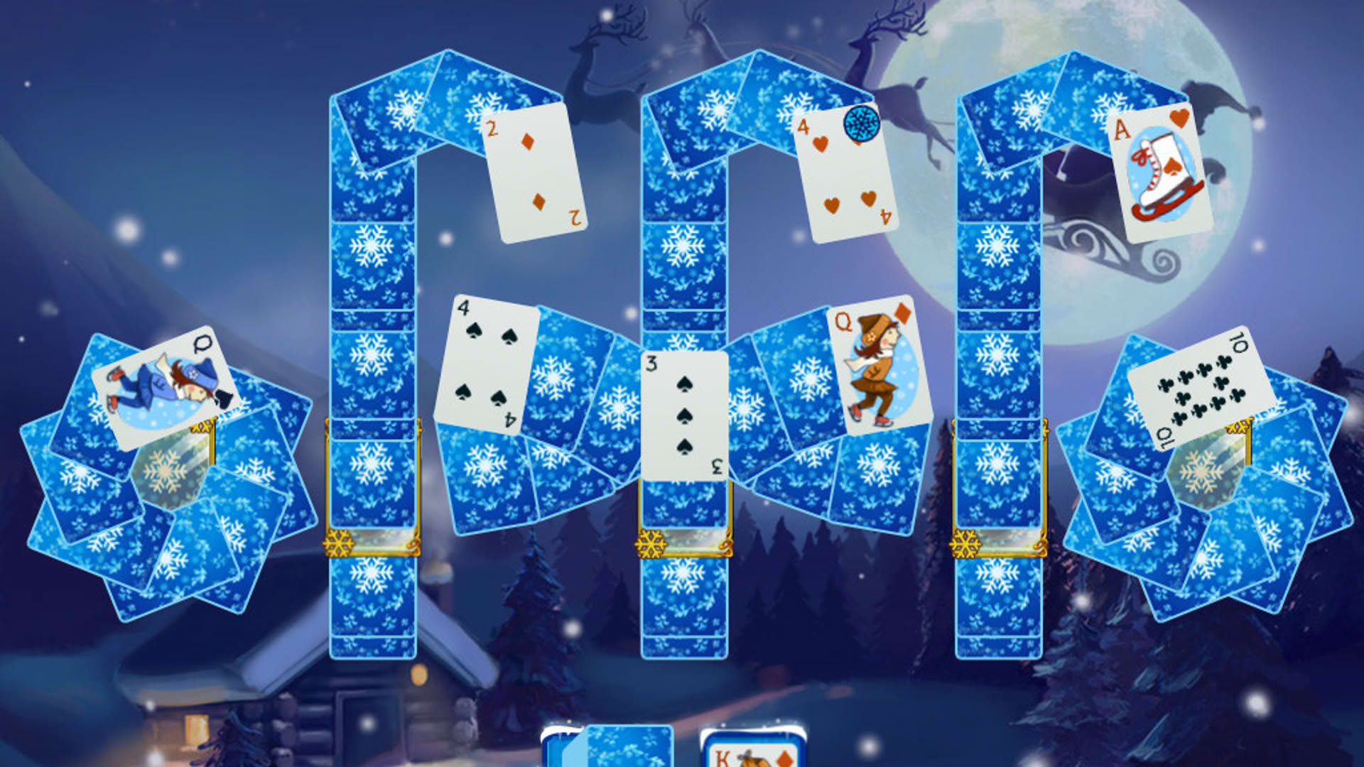 Screenshot for Solitaire Jack Frost: Winter Adventures 2