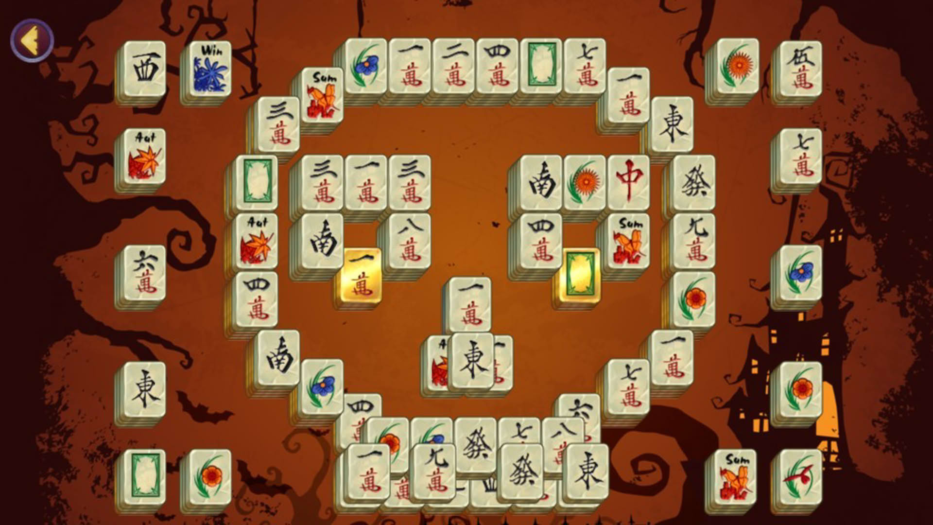 Screenshot for Halloween Night Mahjong 2