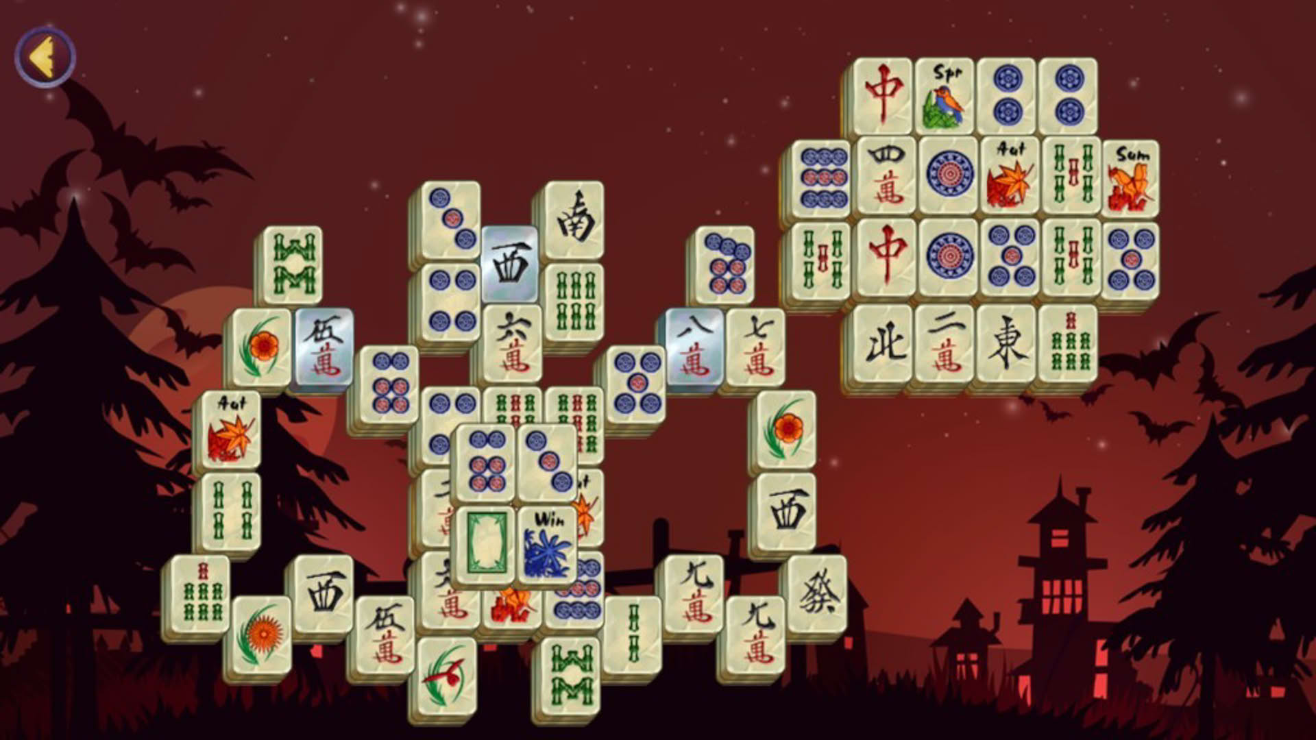 Screenshot for Halloween Night Mahjong 2