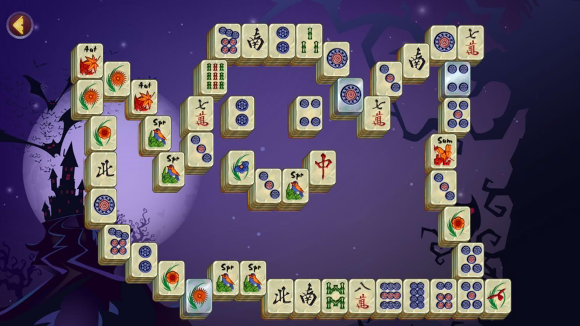 Screenshot for Halloween Night Mahjong 2