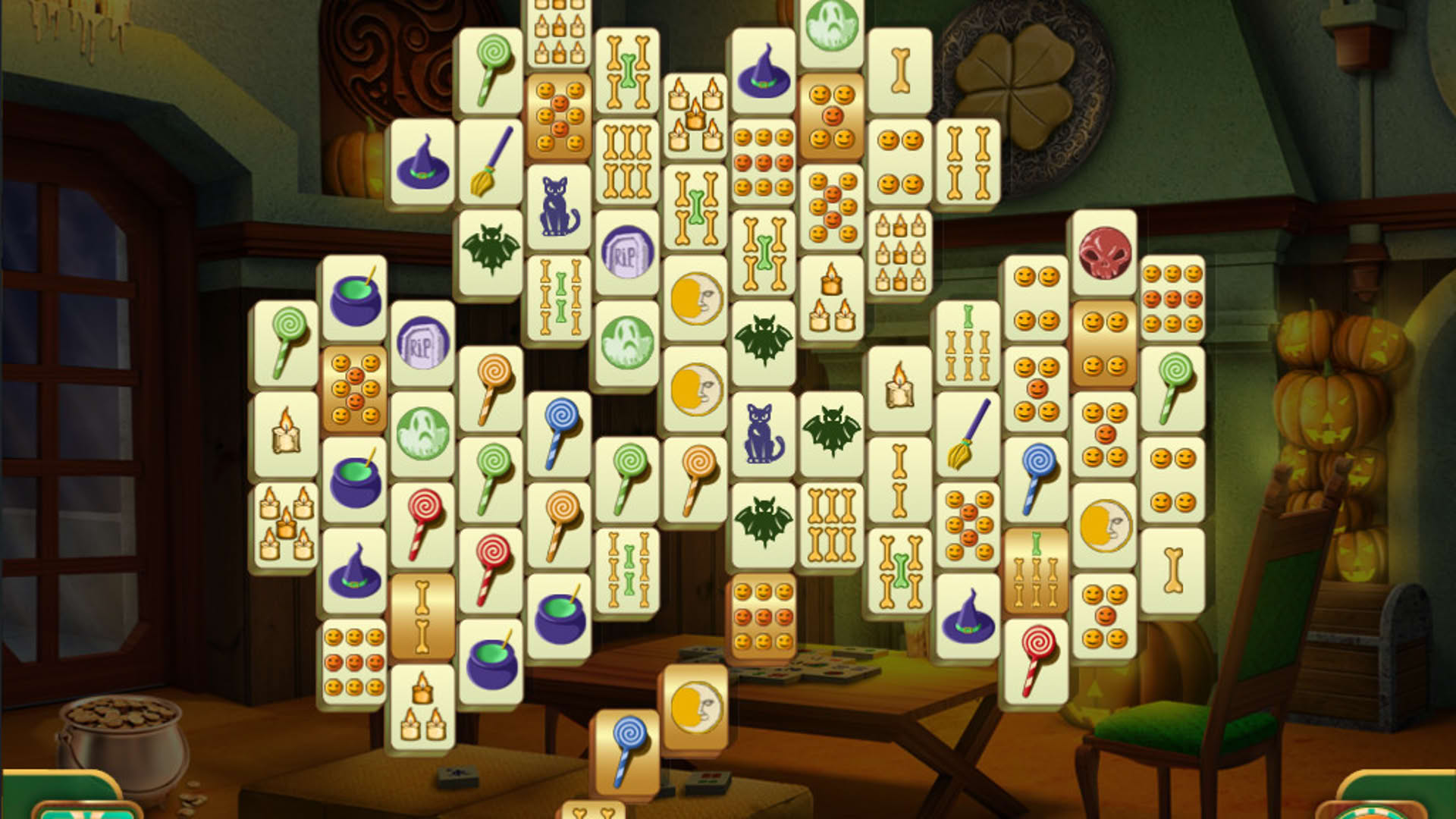 Screenshot for Spooky Mahjong
